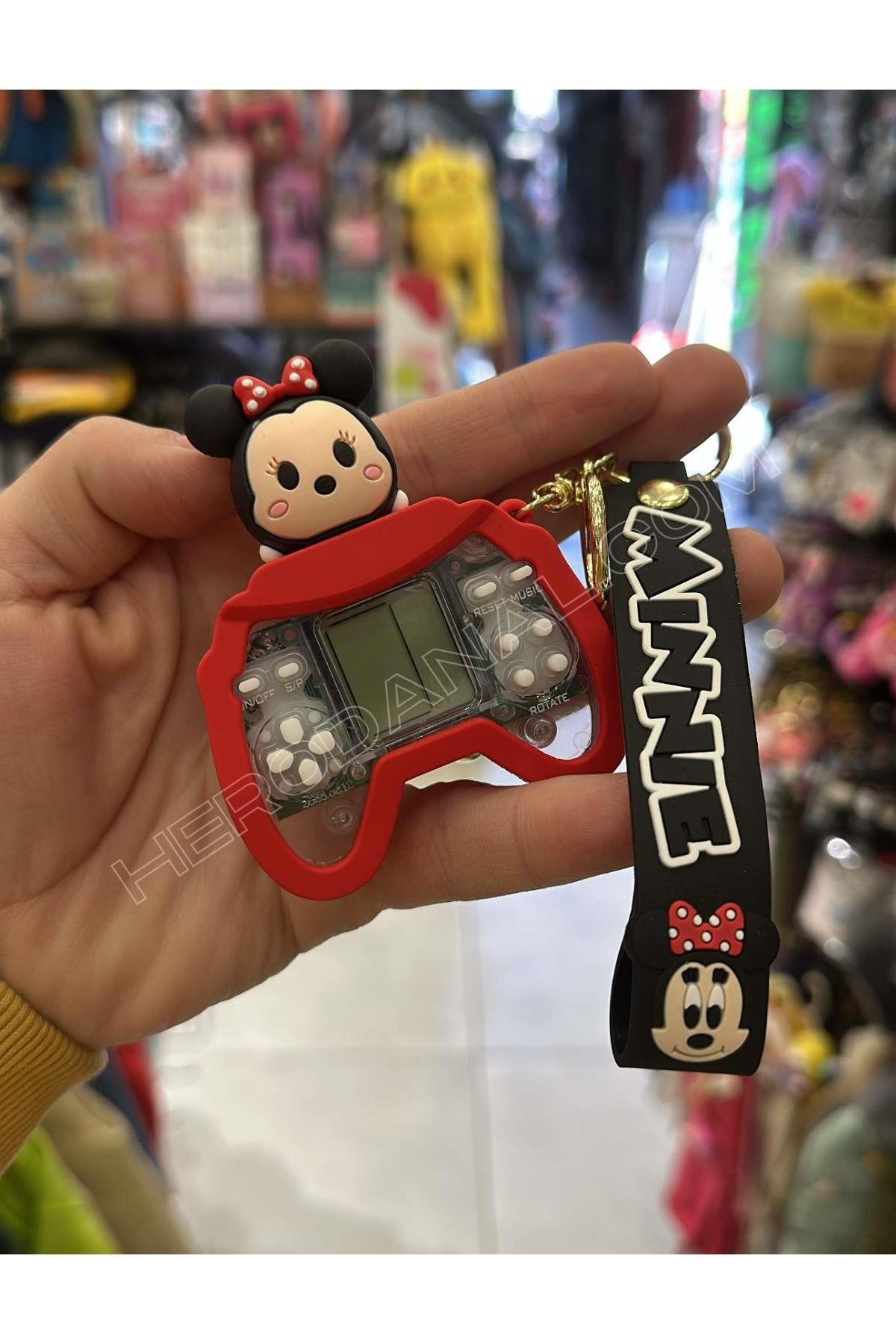 Minie Mause Tetris Oyunlu Joystick Anahtarlık 