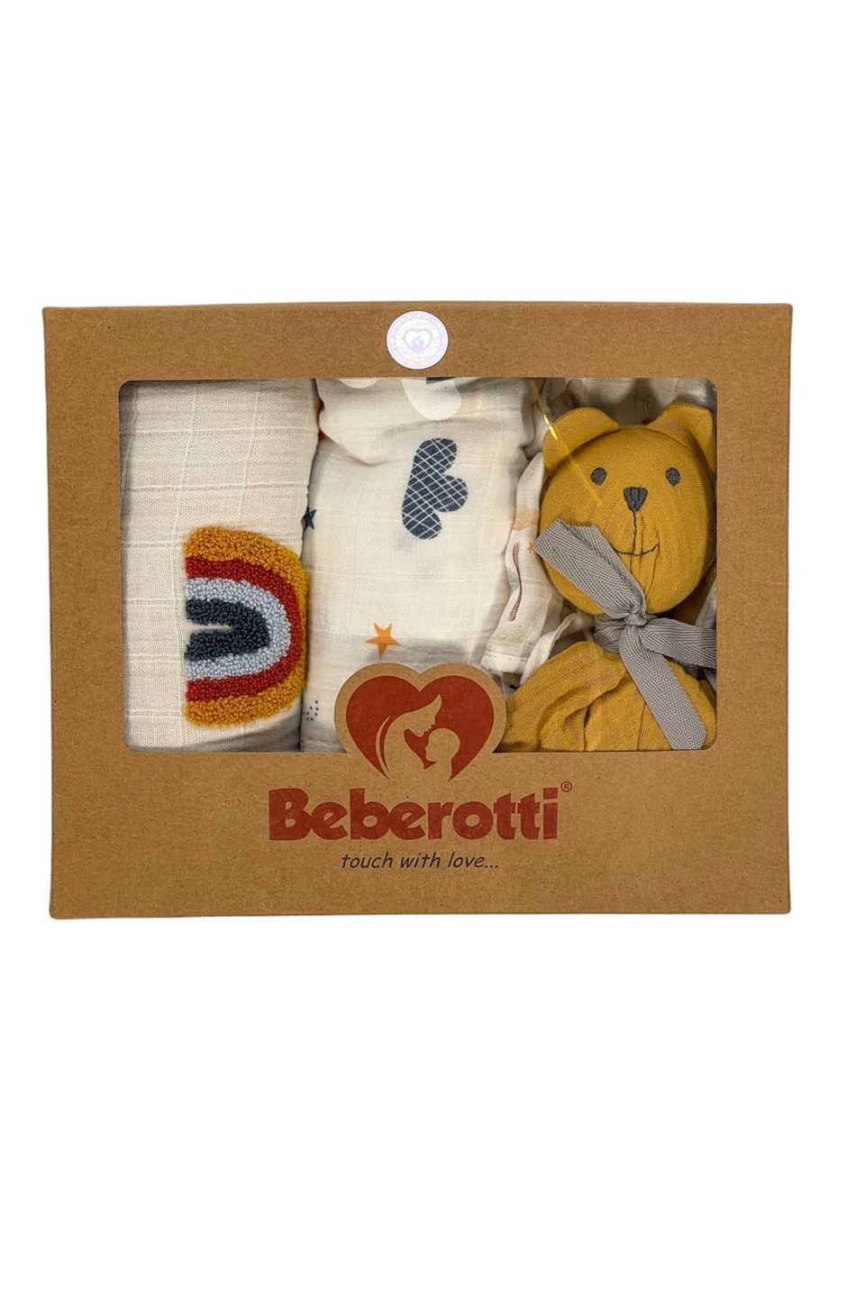 Müslin Hediye Paketi 5'li Set - Renkler Deişiklik Gösterebilir Sipariş İçin İletişime Geç!