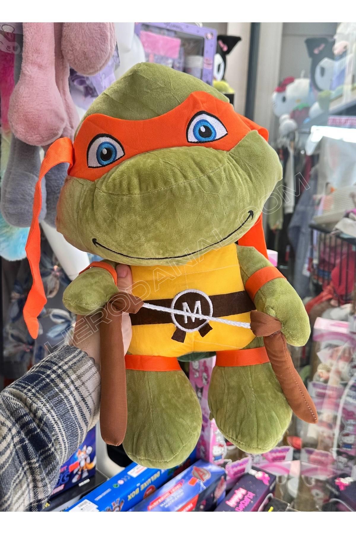 Ninja Kaplumbağa Peluş Oyuncak - 42CM - Michelangelo
