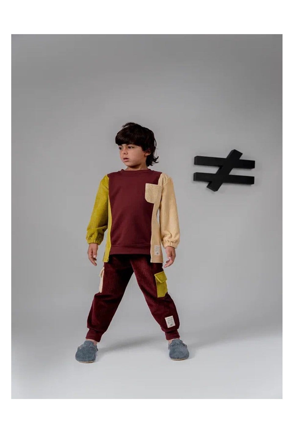 Parçalı Kadife Takım