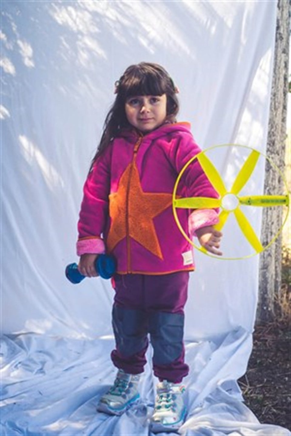 Polar Ceket | Yıldız Kabartmalı