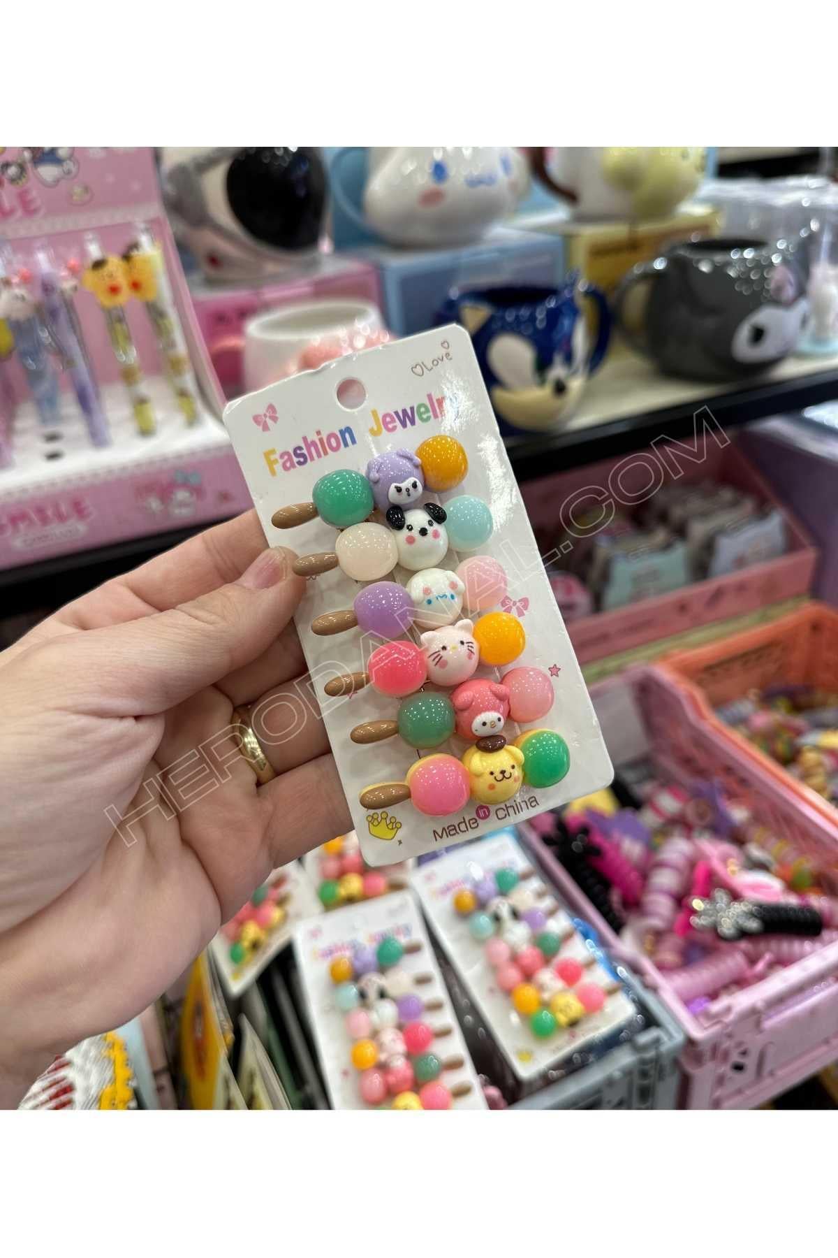 Sanrio 6'li Mini Pens Toka Seti
