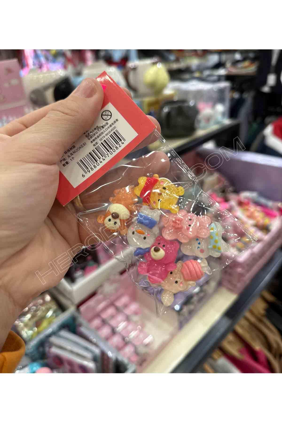 Sanrio 7'li 3D Yapışkanlı Sticker - My Friends