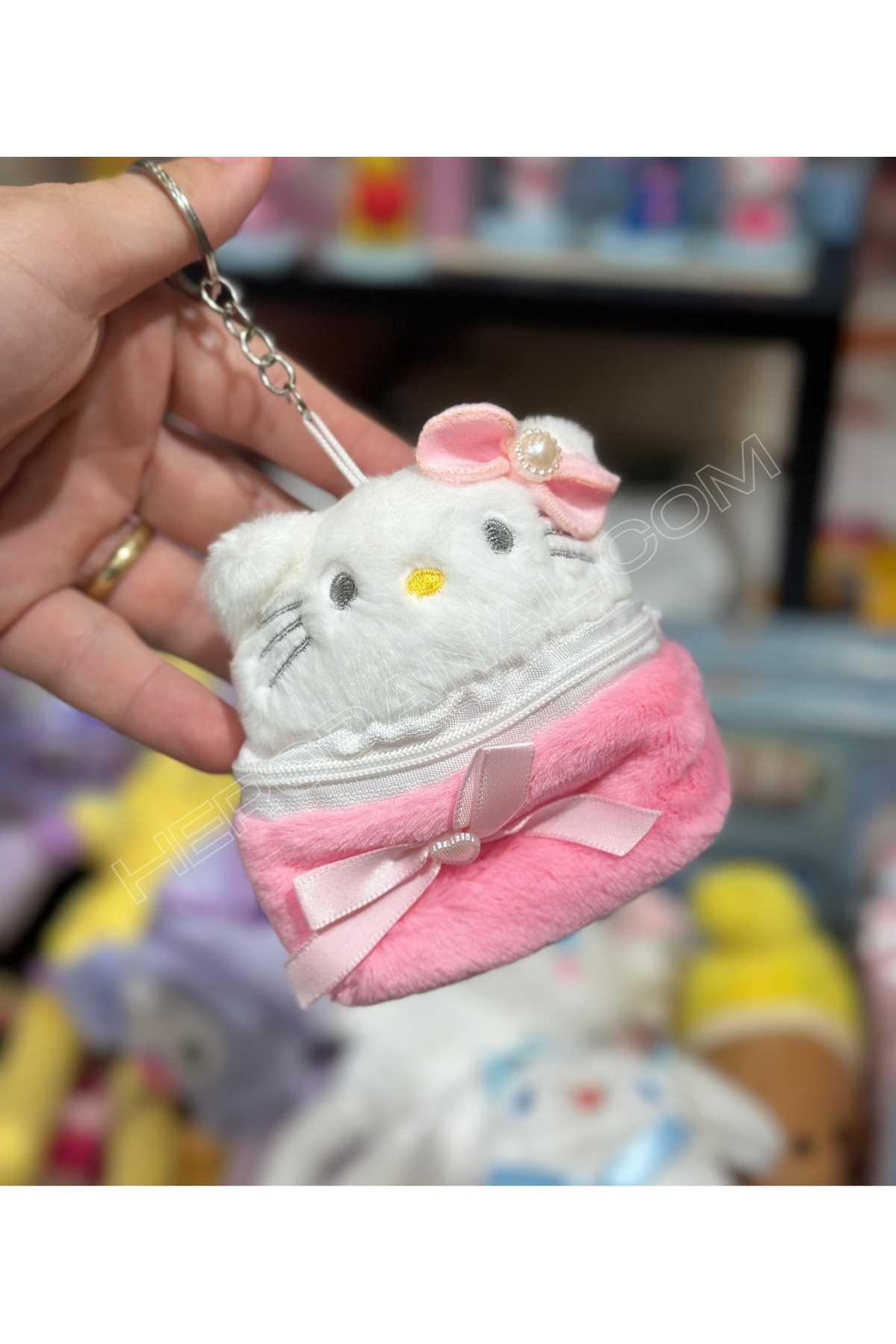 Sanrio Hello Kitty Peluş Cüzdan Anahtarlık