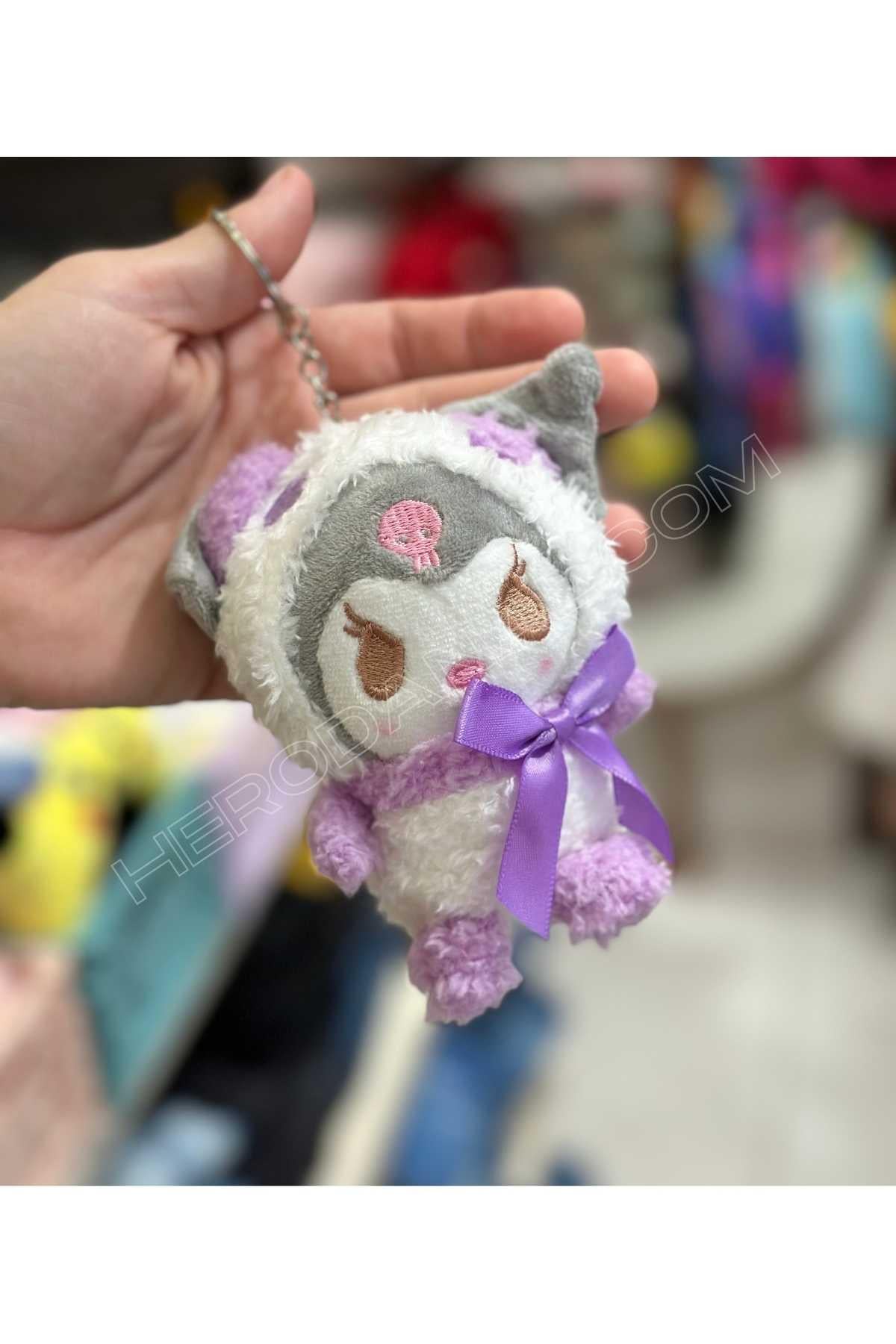 Sanrio Kuromi Peluş Anahtarlık