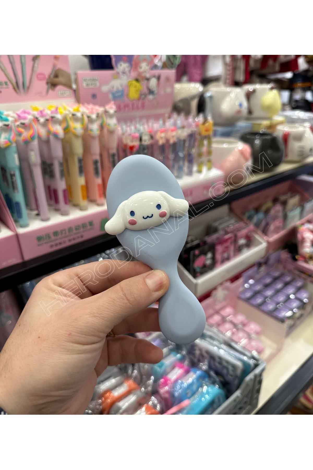 Sanrio Mini 3d Aksesuarlı Sevimli Tarak - Cinnamoroll