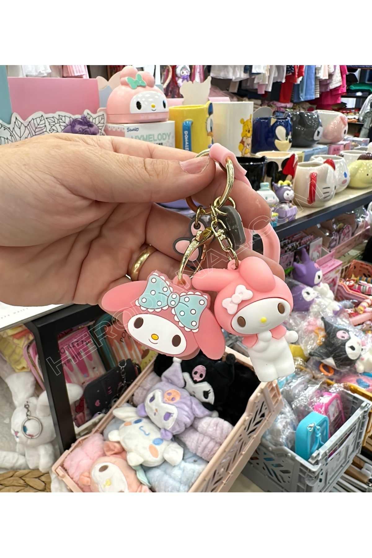 Sanrio My Melody Anahtar Kılıflı Silkon Anahtarlık 