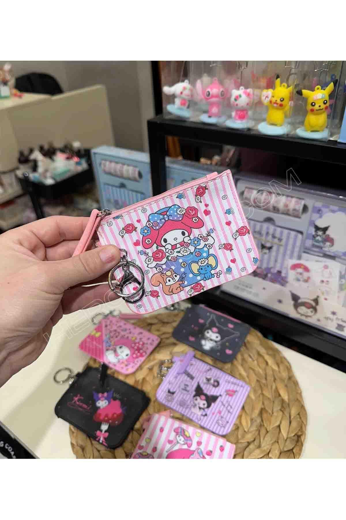 Sanrio My Melody Anahtarlıklı Mini Cüzdan - Model 1