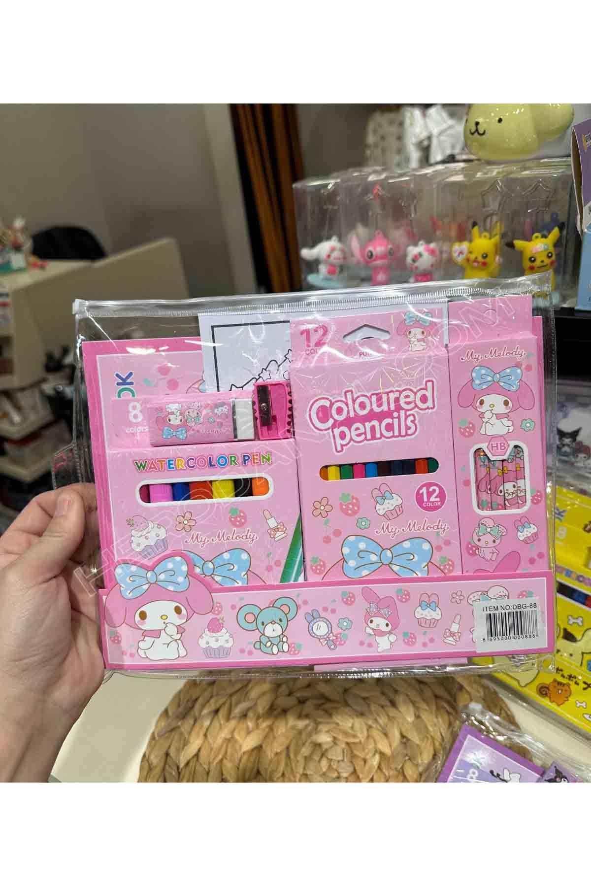 Sanrio My Melody Boya Kalem Kırtasiye Seti
