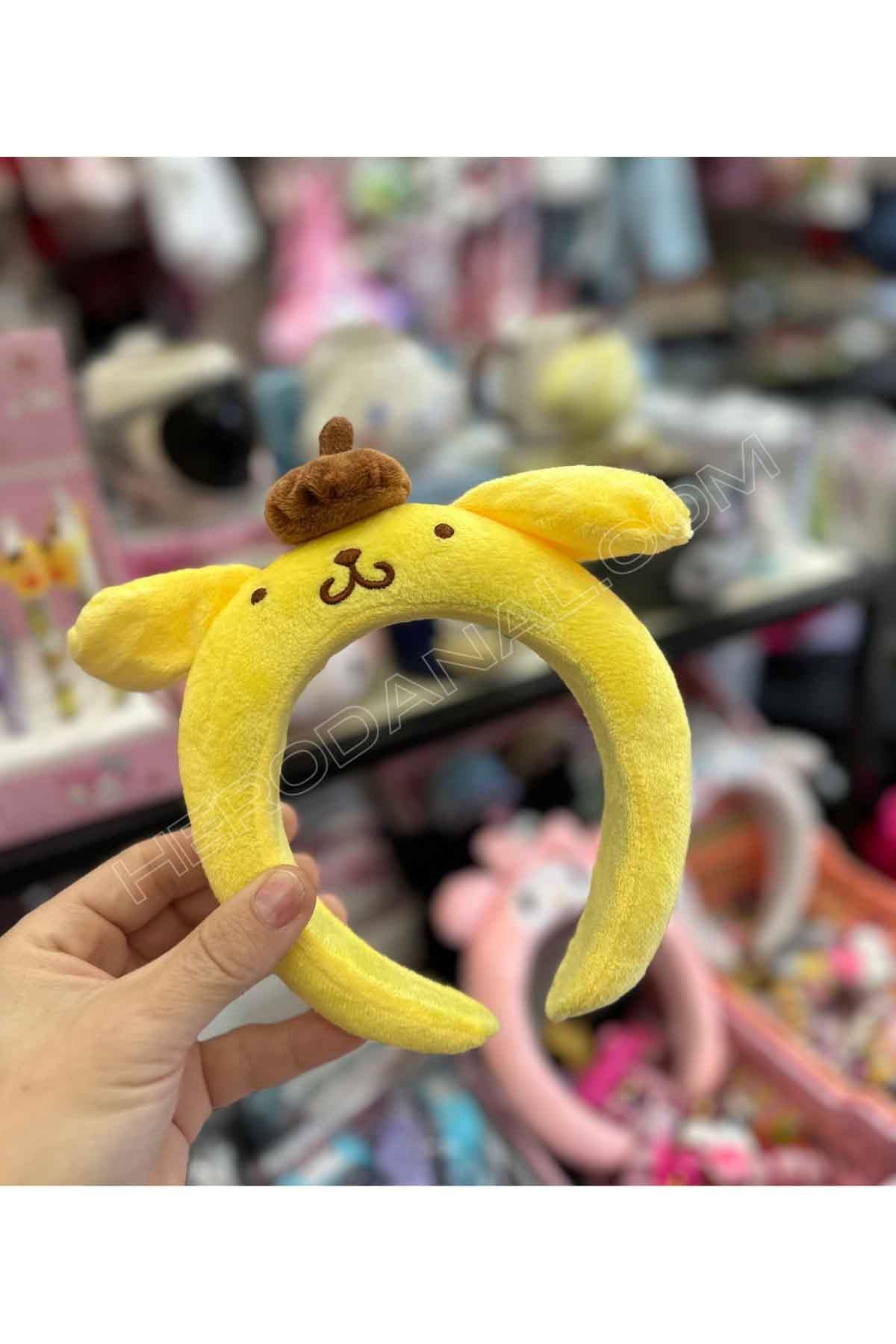 Sanrio Pompompurin Tasarımlı Peluş Taç
