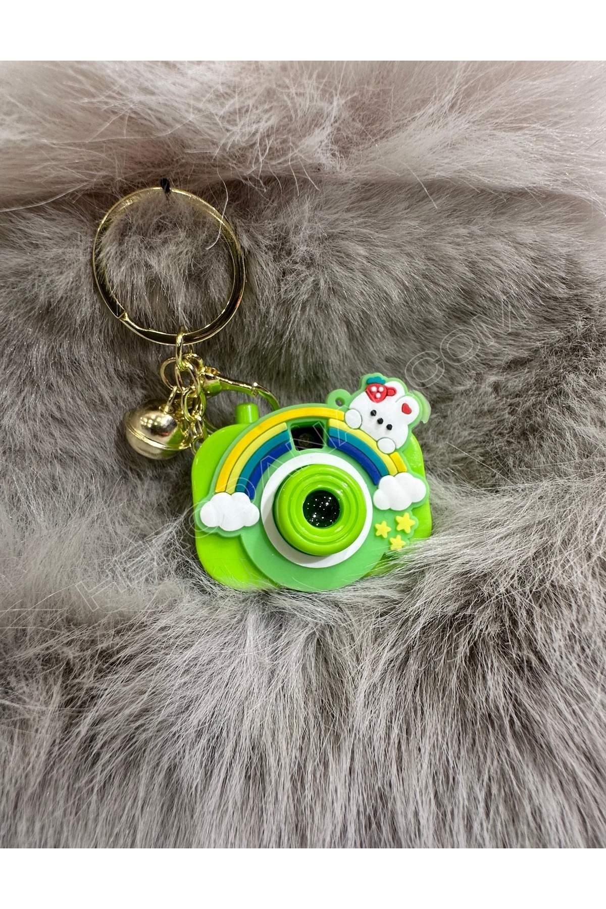 Sanrio Resim Yansıtmalı Fotoğraf Makinesi Modelli Anahtarlık - Tavşan
