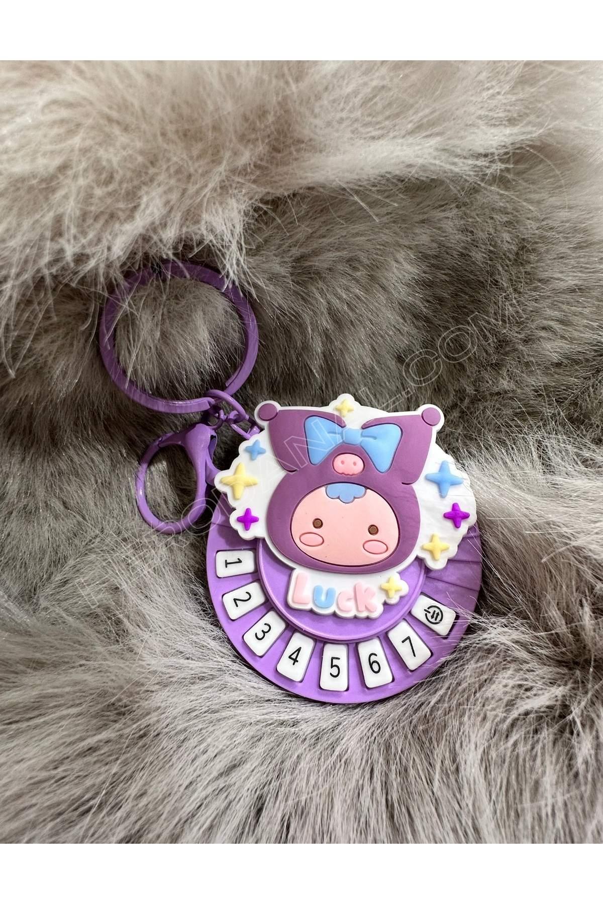 Sanrio Sesli Piyano Modelli Anahtarlık - Kuromi