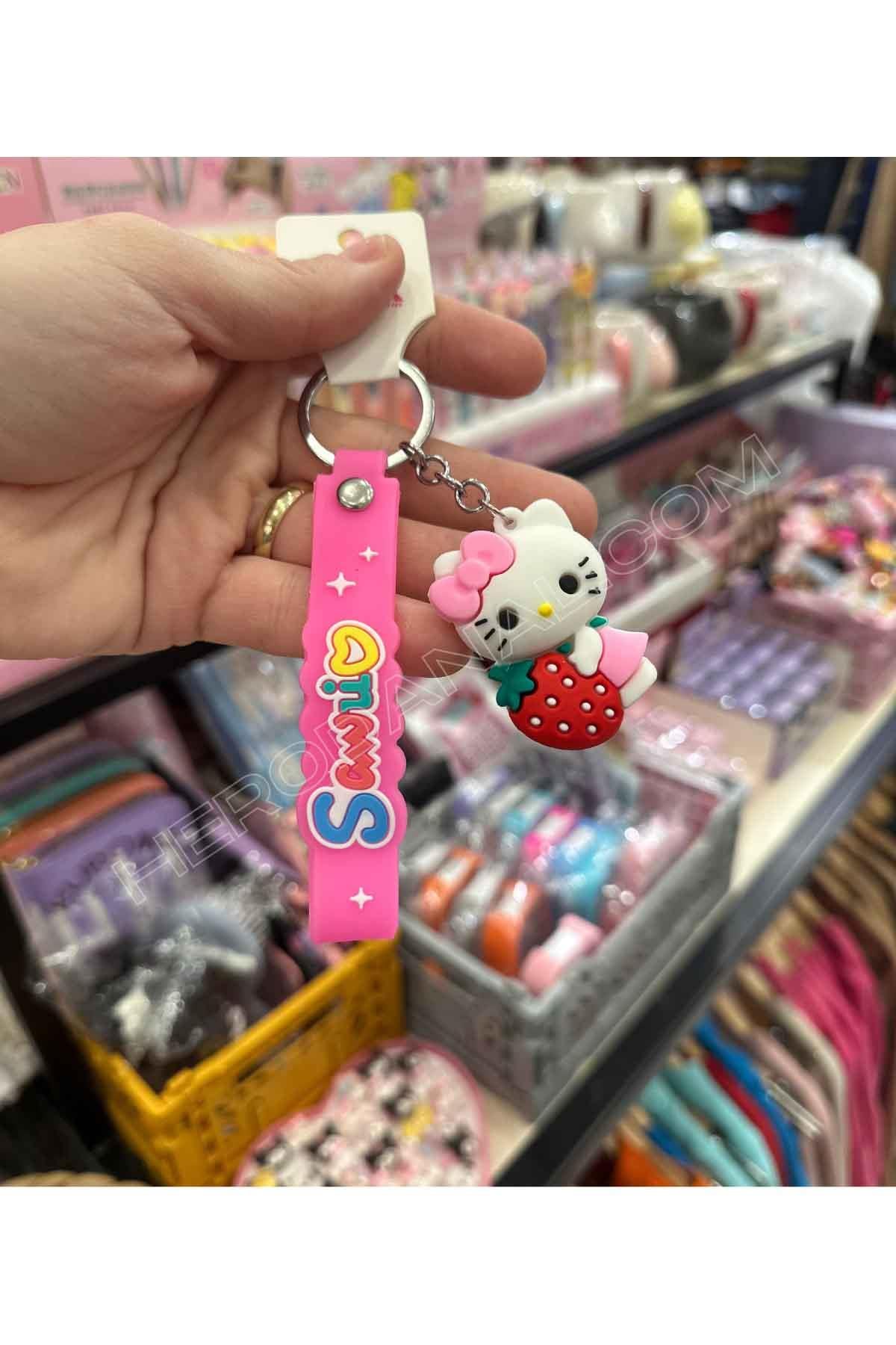 Sanrio Silikon Anahtarlık - Hello Kitty - Model 1