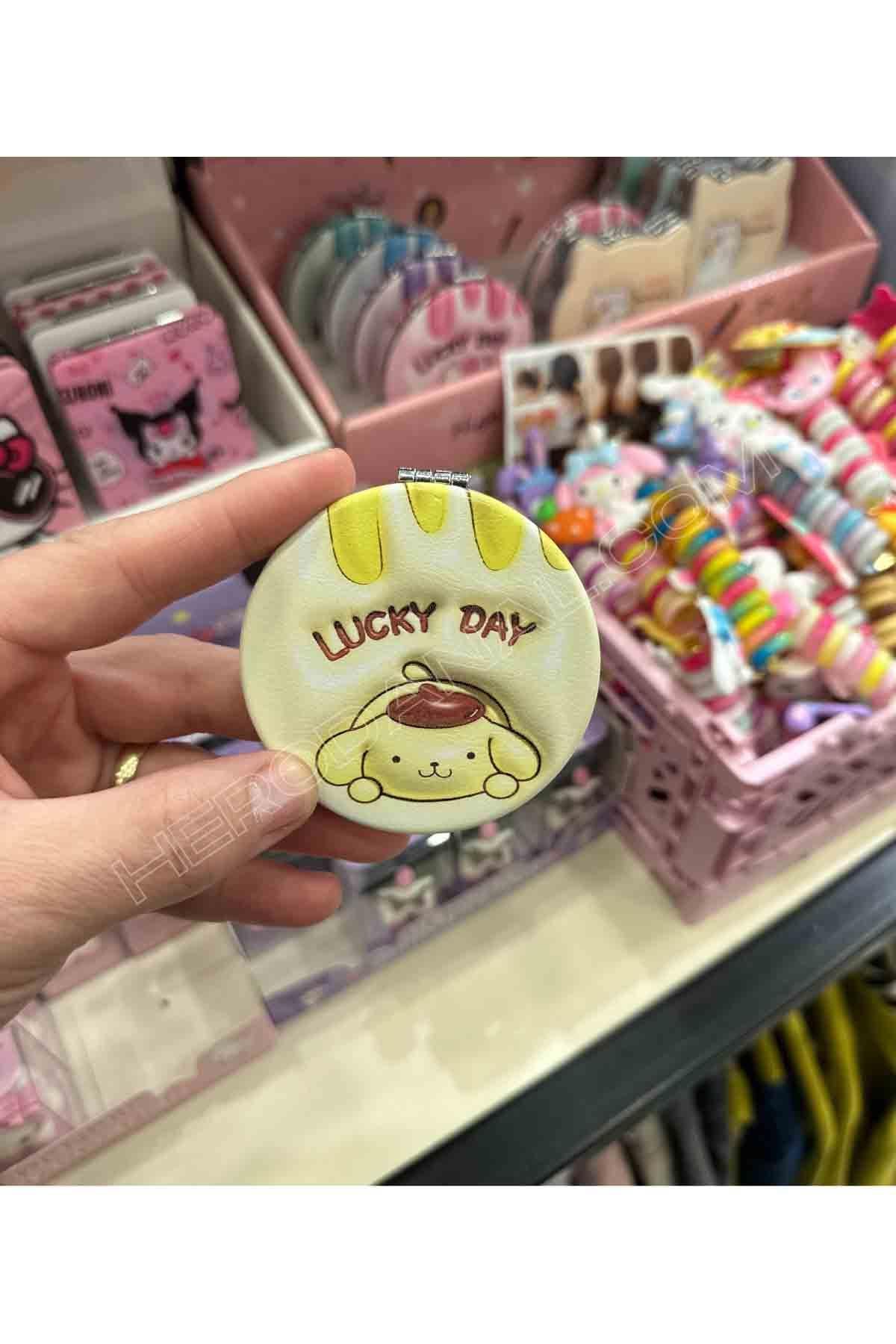 Sanrio Yuvarlak Cep Aynası - Pompompurin