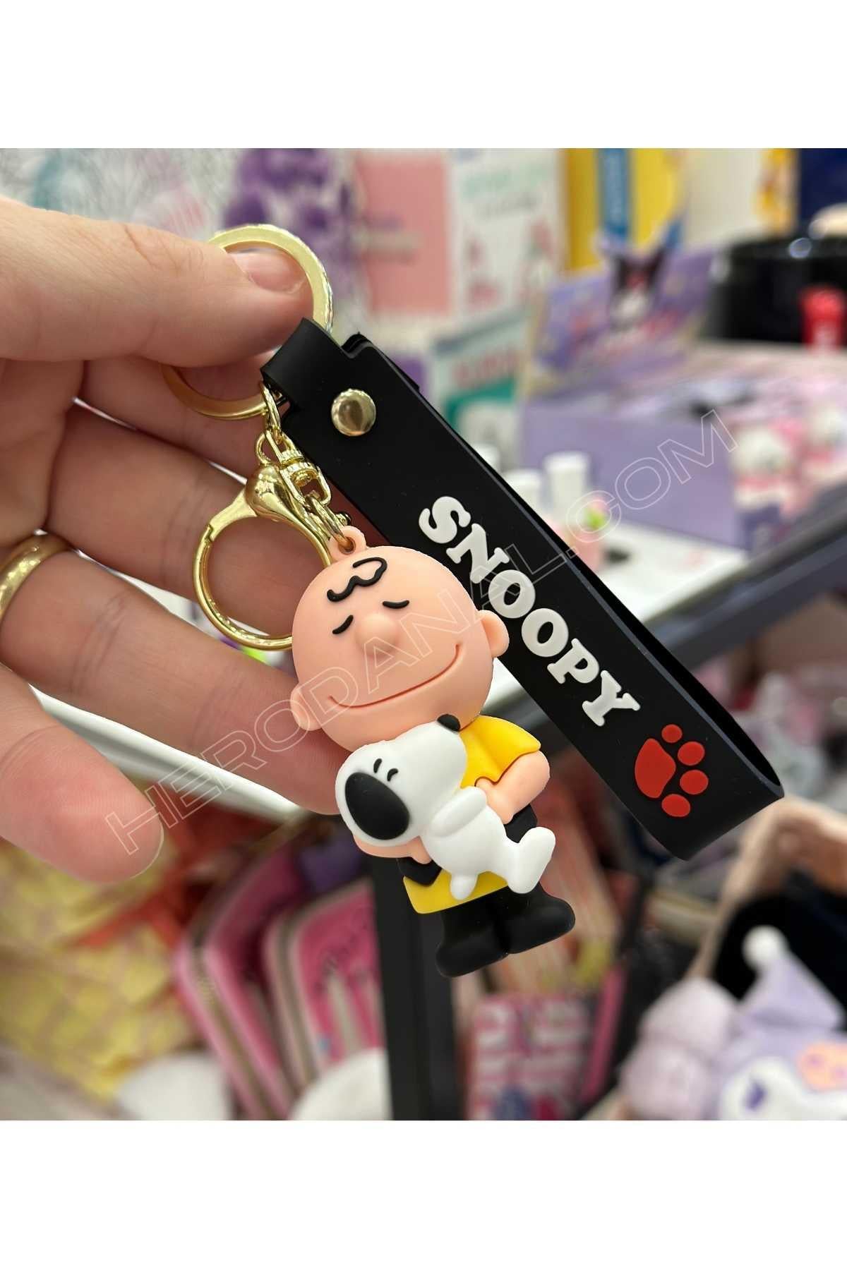 Sinoopy İri Boy Silkon Anahtarlık - Model 1