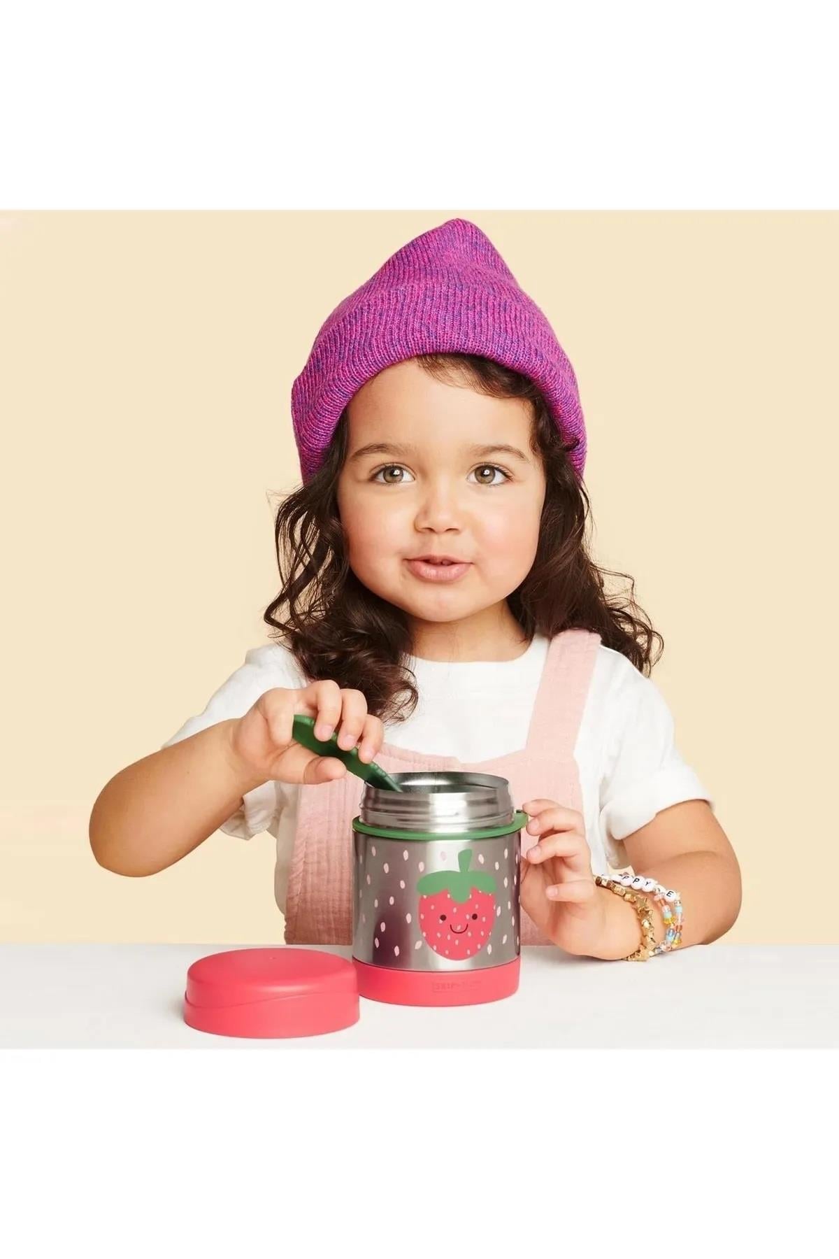 Skip Hop Zoo Paslanmaz Çelik Termos 325ml | Çilek