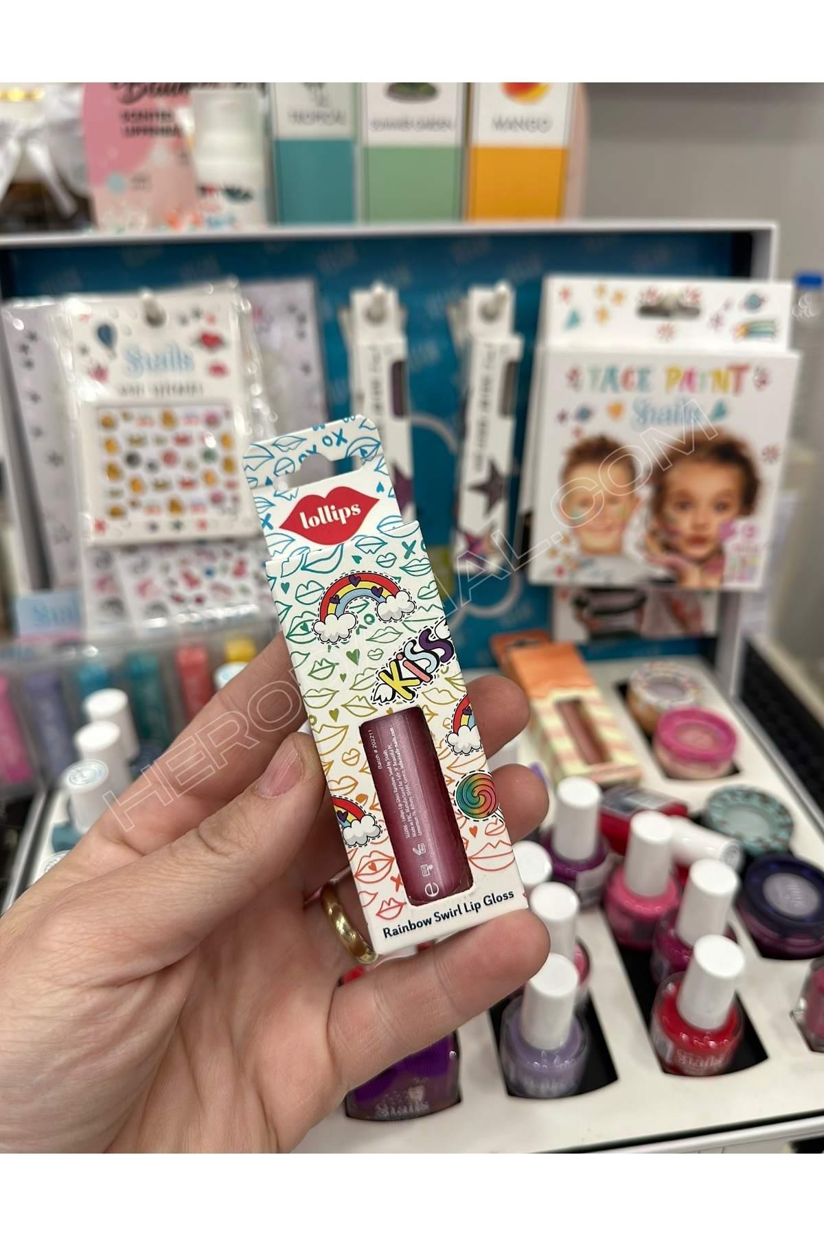 Snails Lollips Dudak Parlatıcısı - Rainbow Swirl