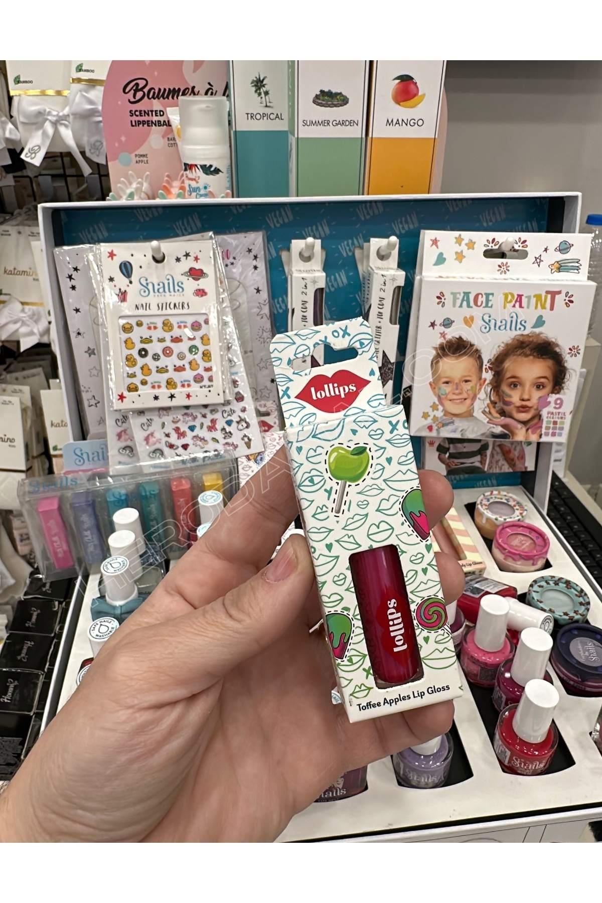 Snails Lollips Dudak Parlatıcısı - Toffee Apples