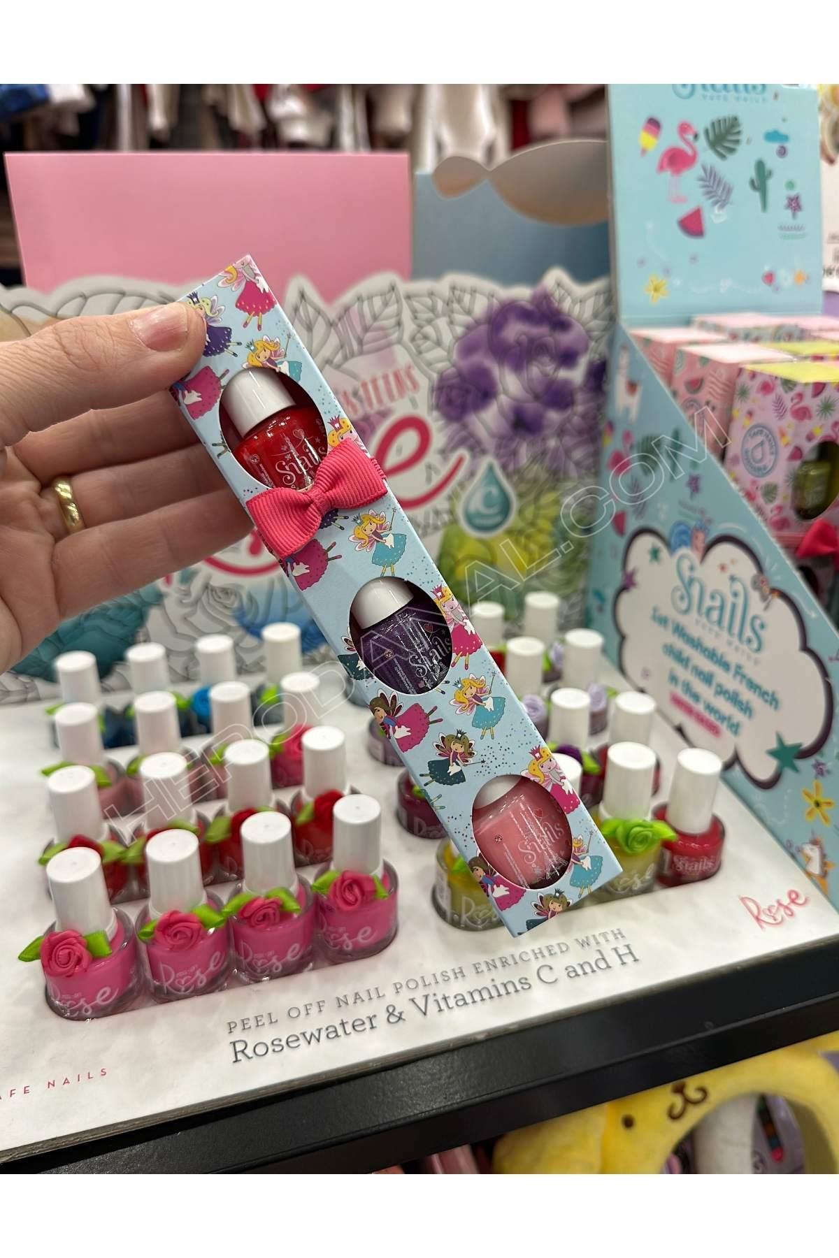 Snails Mini 3'lü Su Bazlı Oje - Fairyland