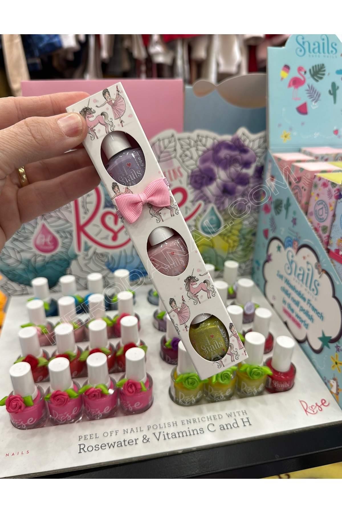 Snails Mini 3'lü Su Bazlı Oje - Magic Ballerine