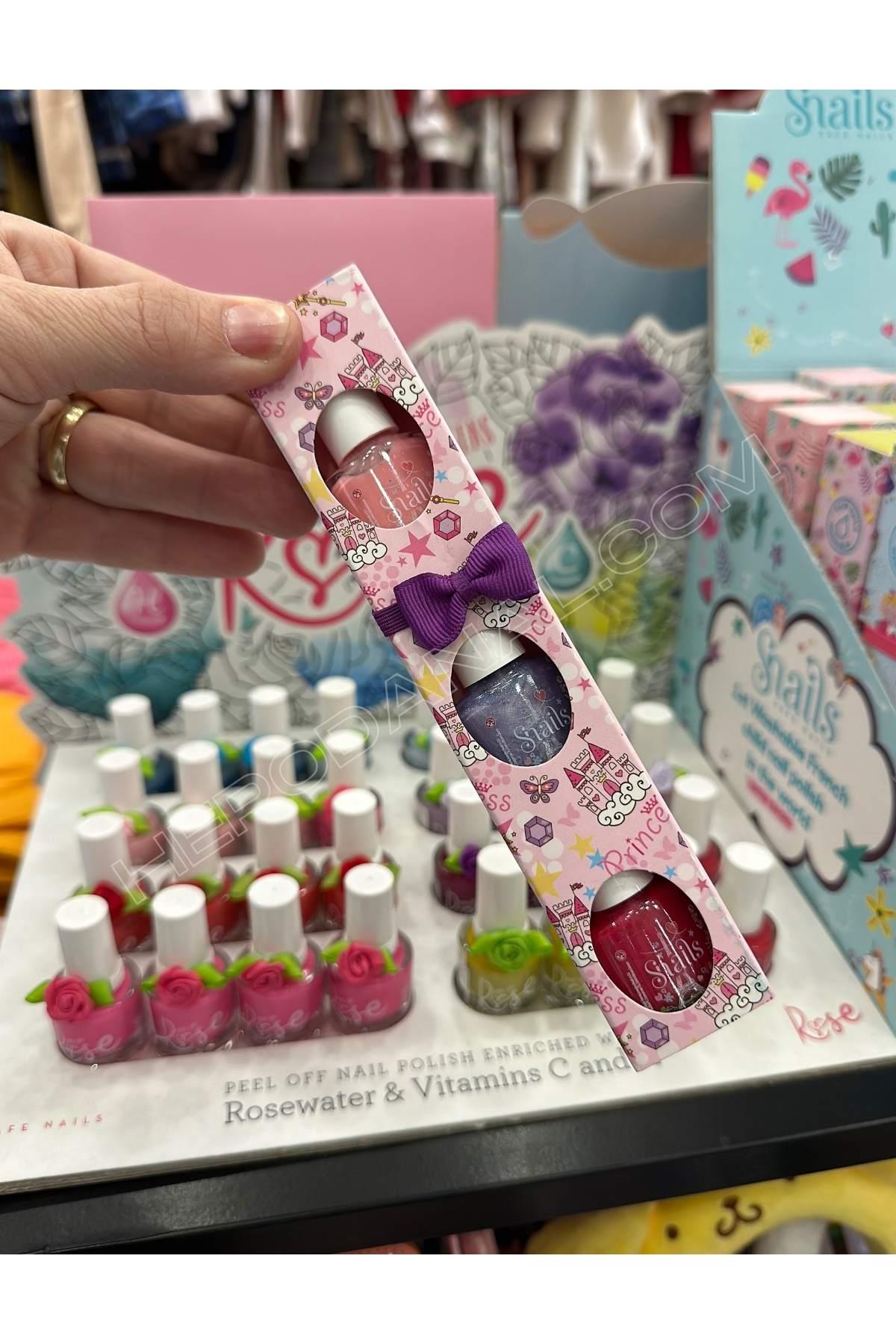 Snails Mini 3'lü Su Bazlı Oje - Princess Dream