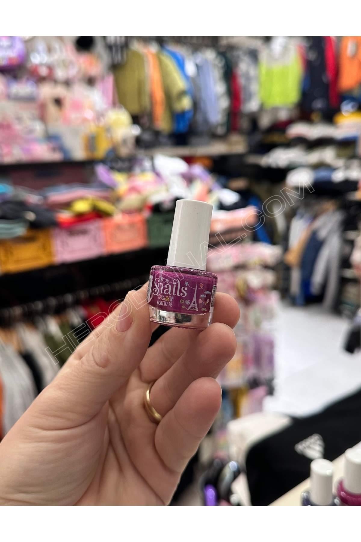 Snails Mini 7ml Su Bazlı Oje - Model 6 - Mor