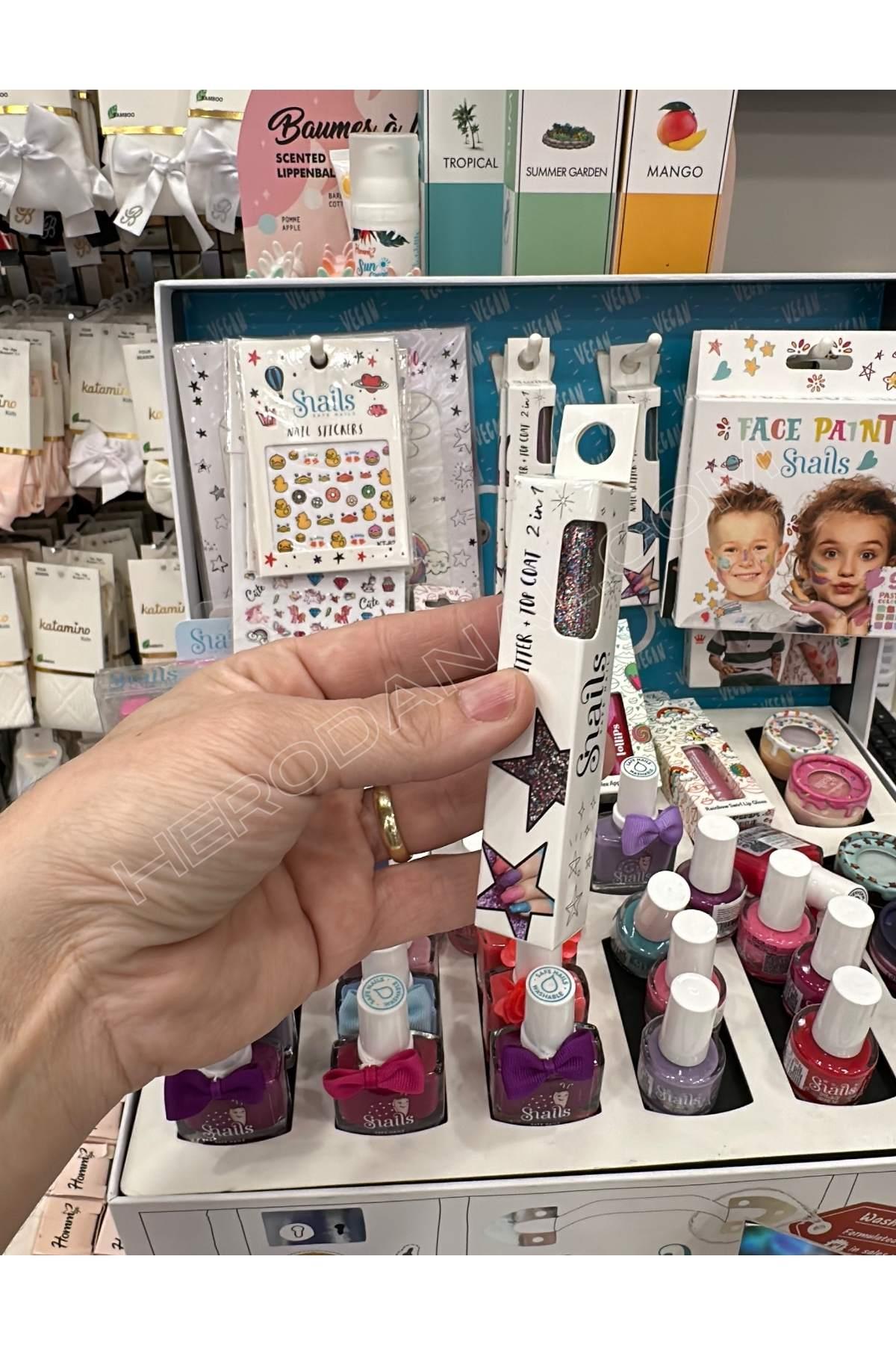 Snails Simli Tırnak Cilası - Dust Multi Color