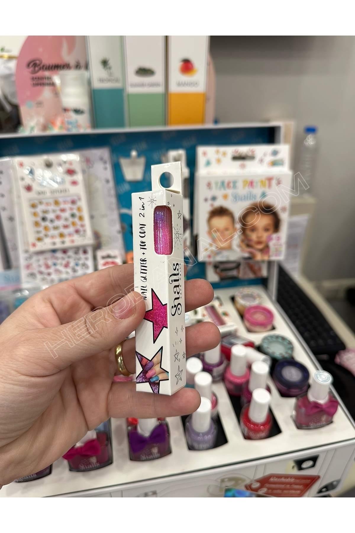 Snails Simli Tırnak Cilası - Dust Pink