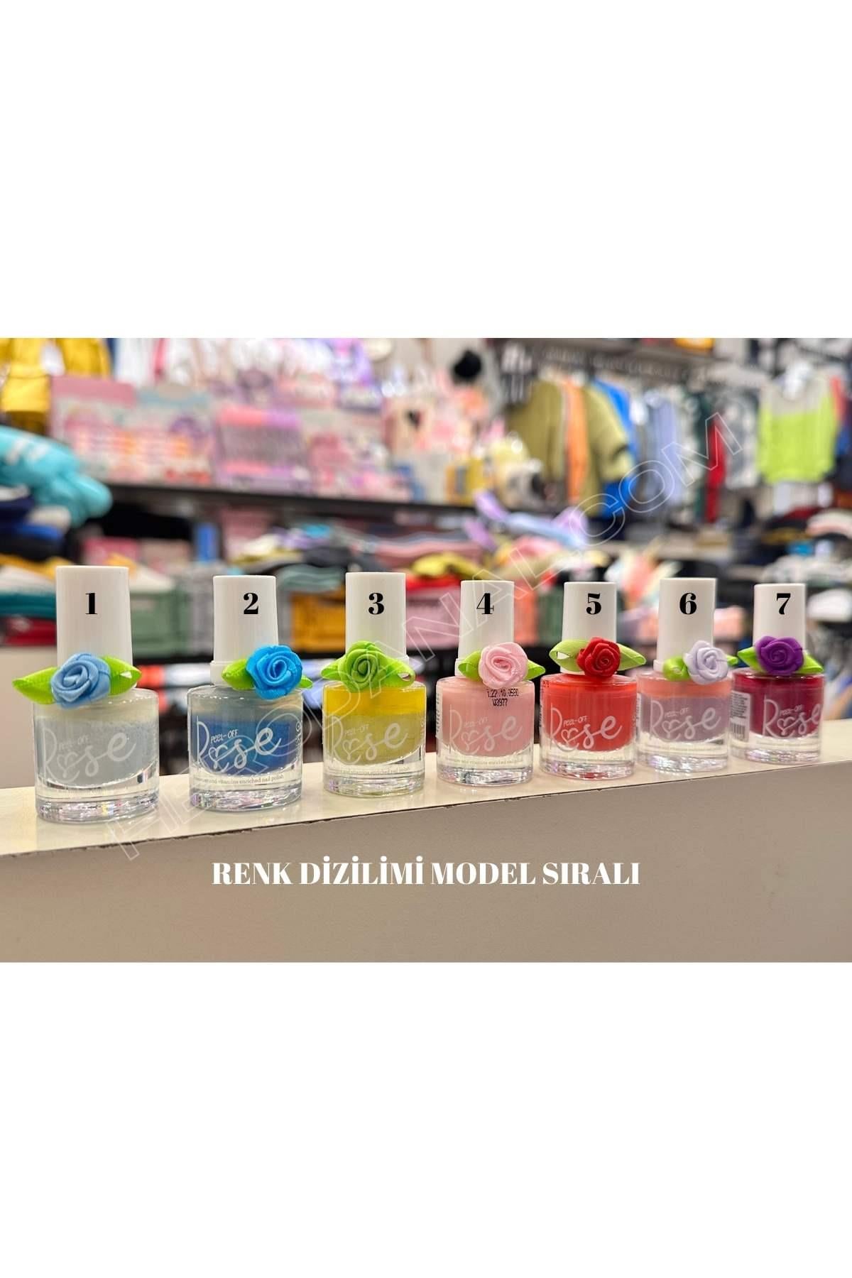 Snails Soyulabilir Su Bazlı Oje 7ml - Model 6 – Rose - Lila