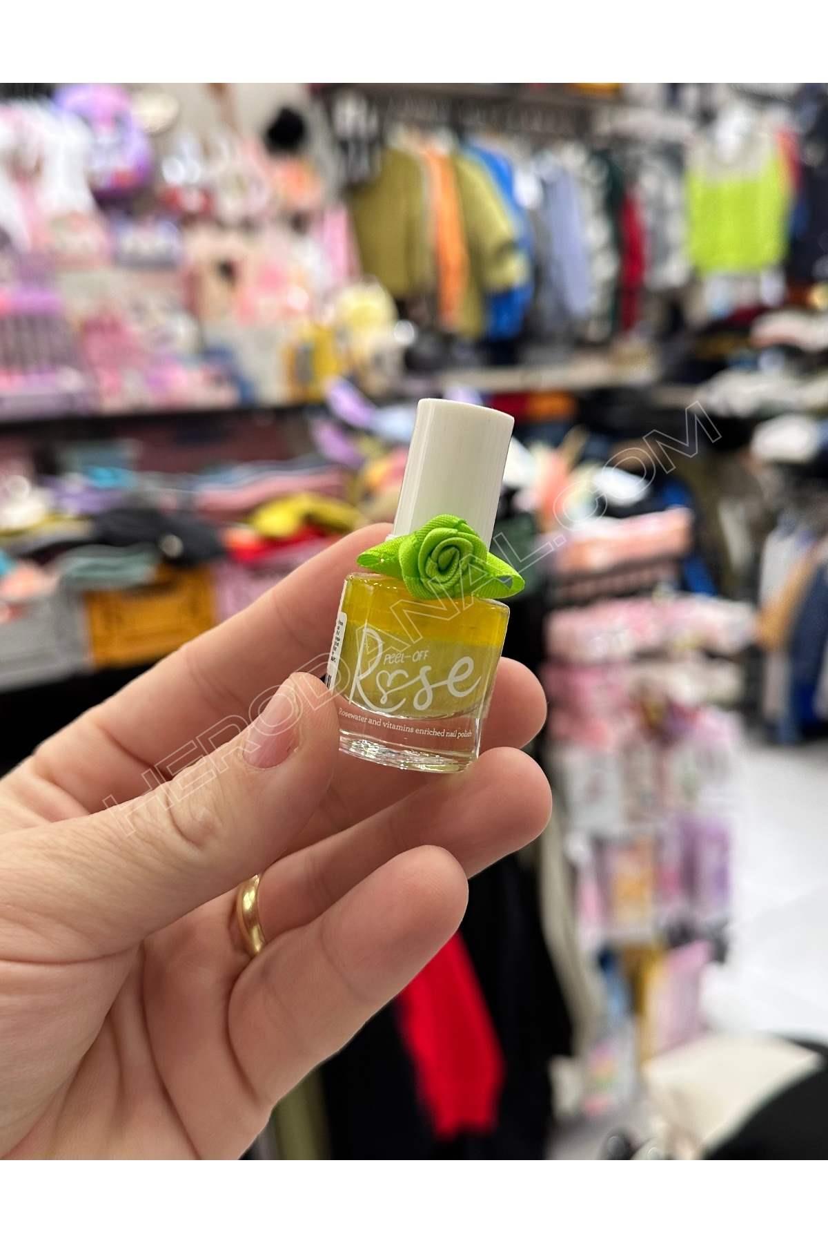 Snails Soyulabilir Su Bazlı Oje 7ml – Rose - Sarı