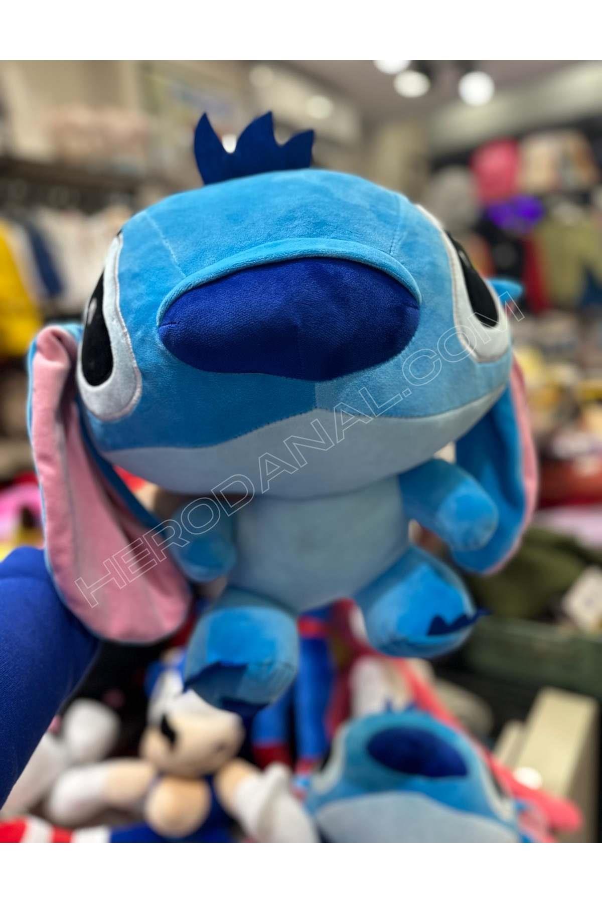 Stitch Orta Boy Peluş Oyuncak - 35CM - Mavi