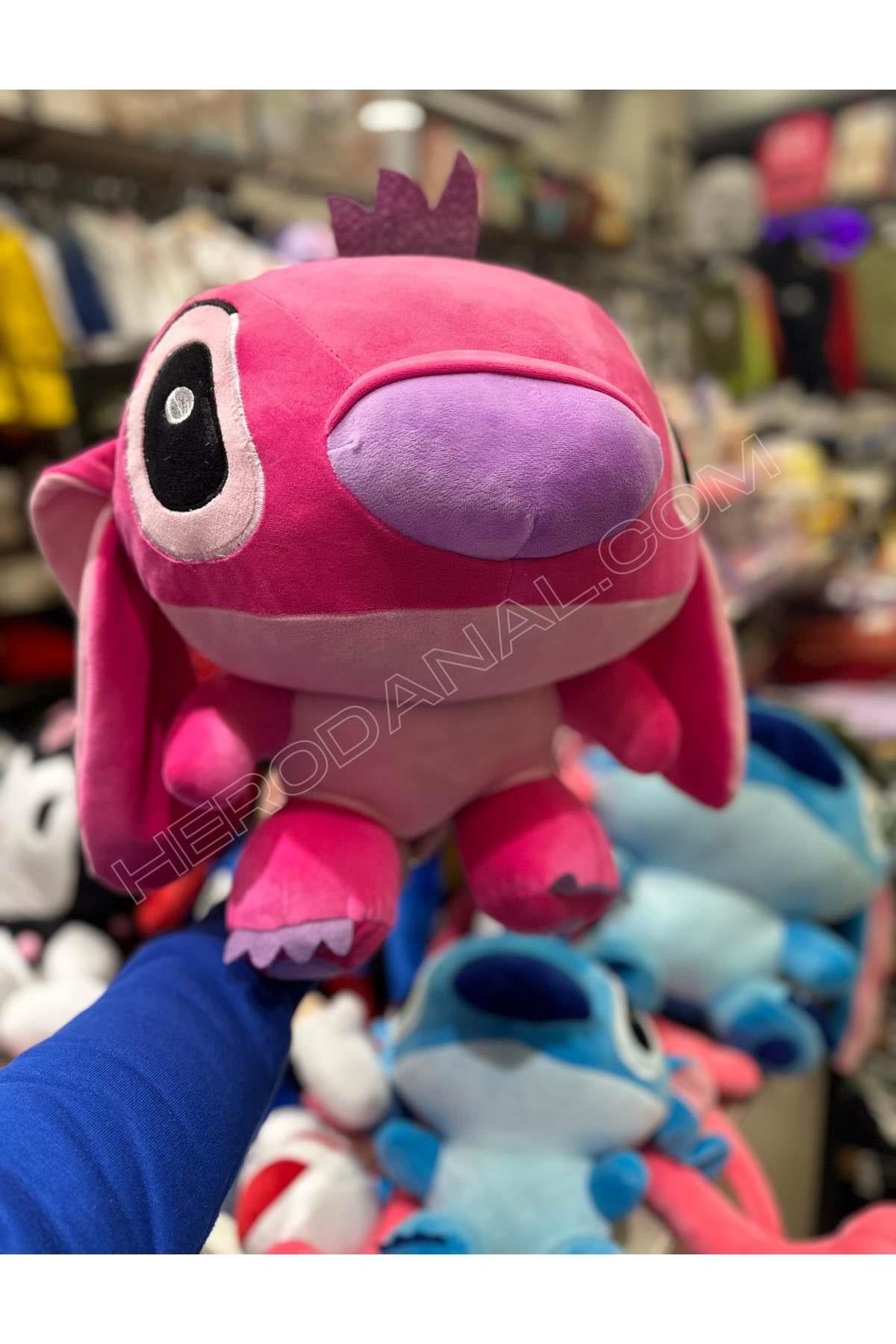 Stitch Orta Boy Peluş Oyuncak - 35CM - Pembe