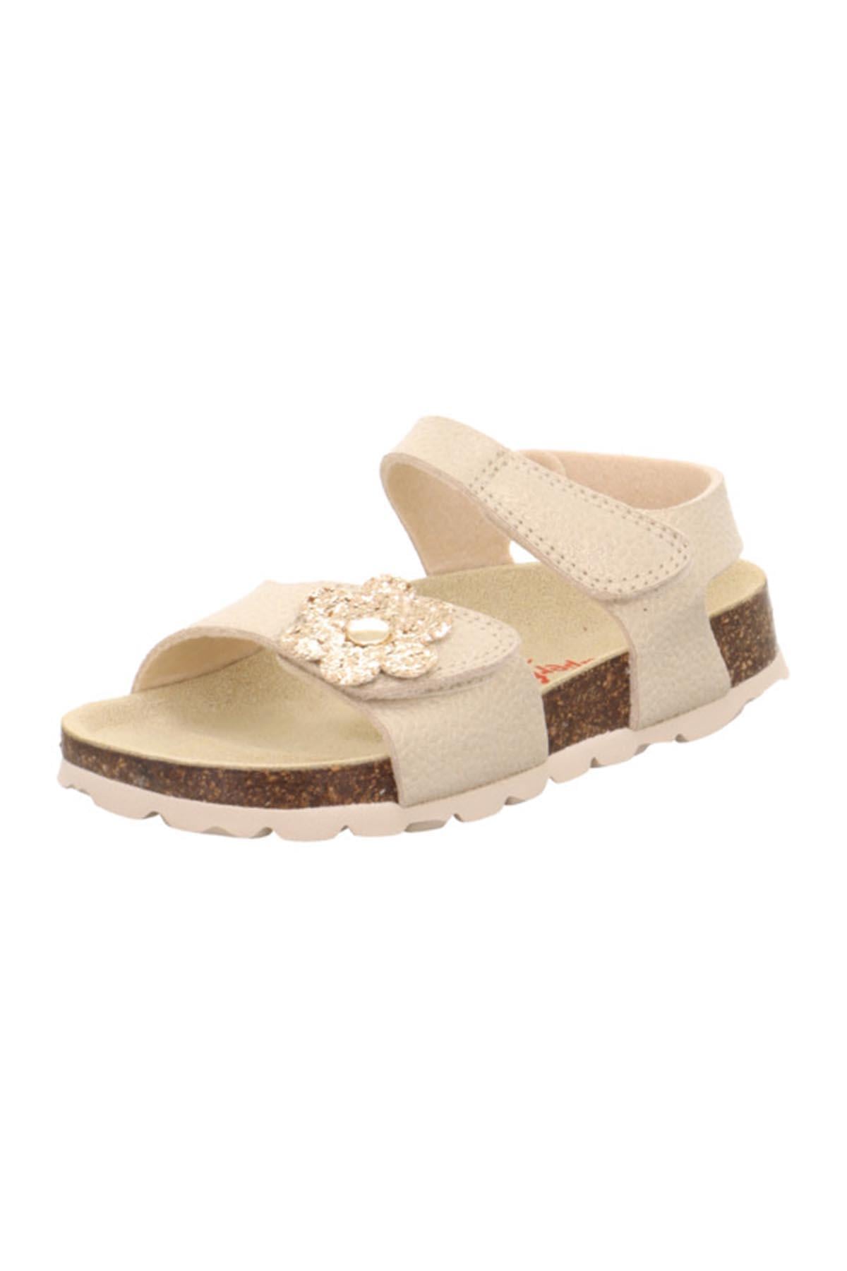 SuperFit Yazlık Kız Çocuk Sandalet - Krem