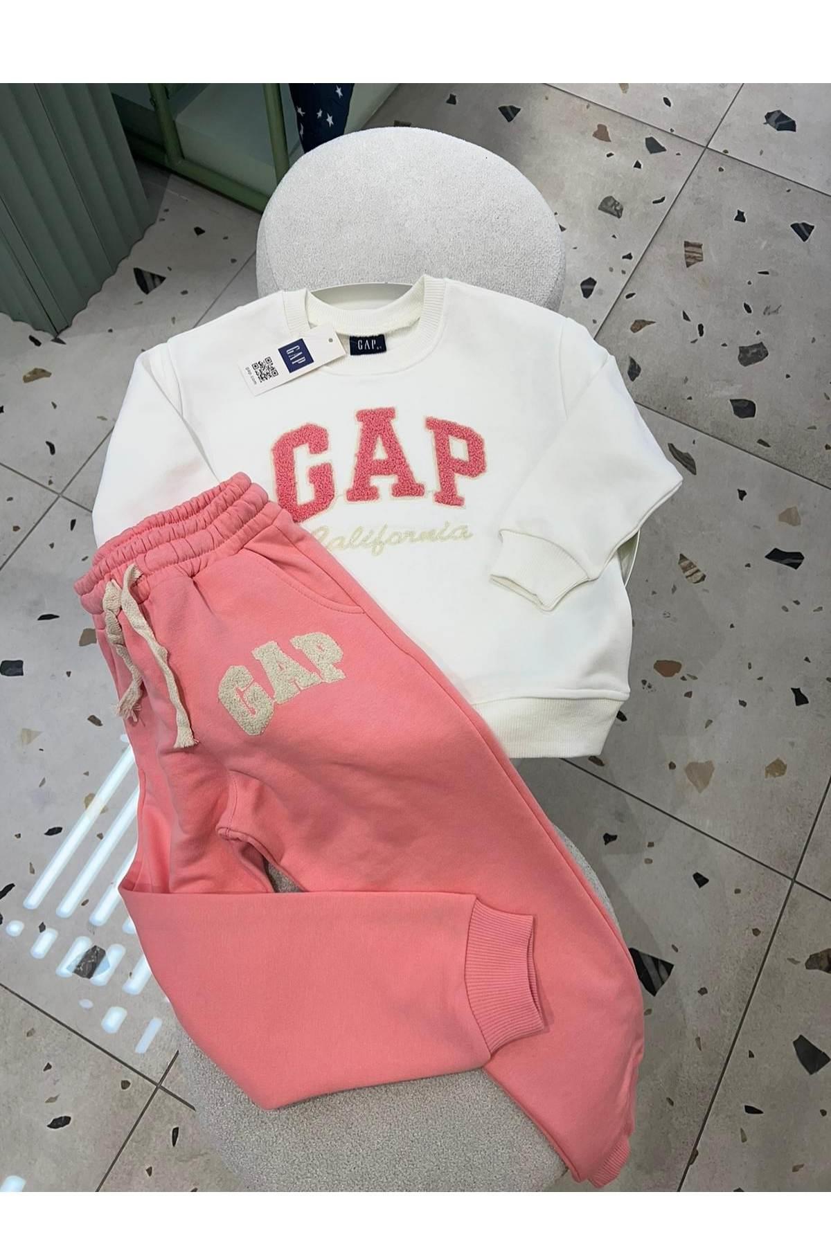Süzene Nakışlı Kız Çocuk 2'li Takım - Pembe