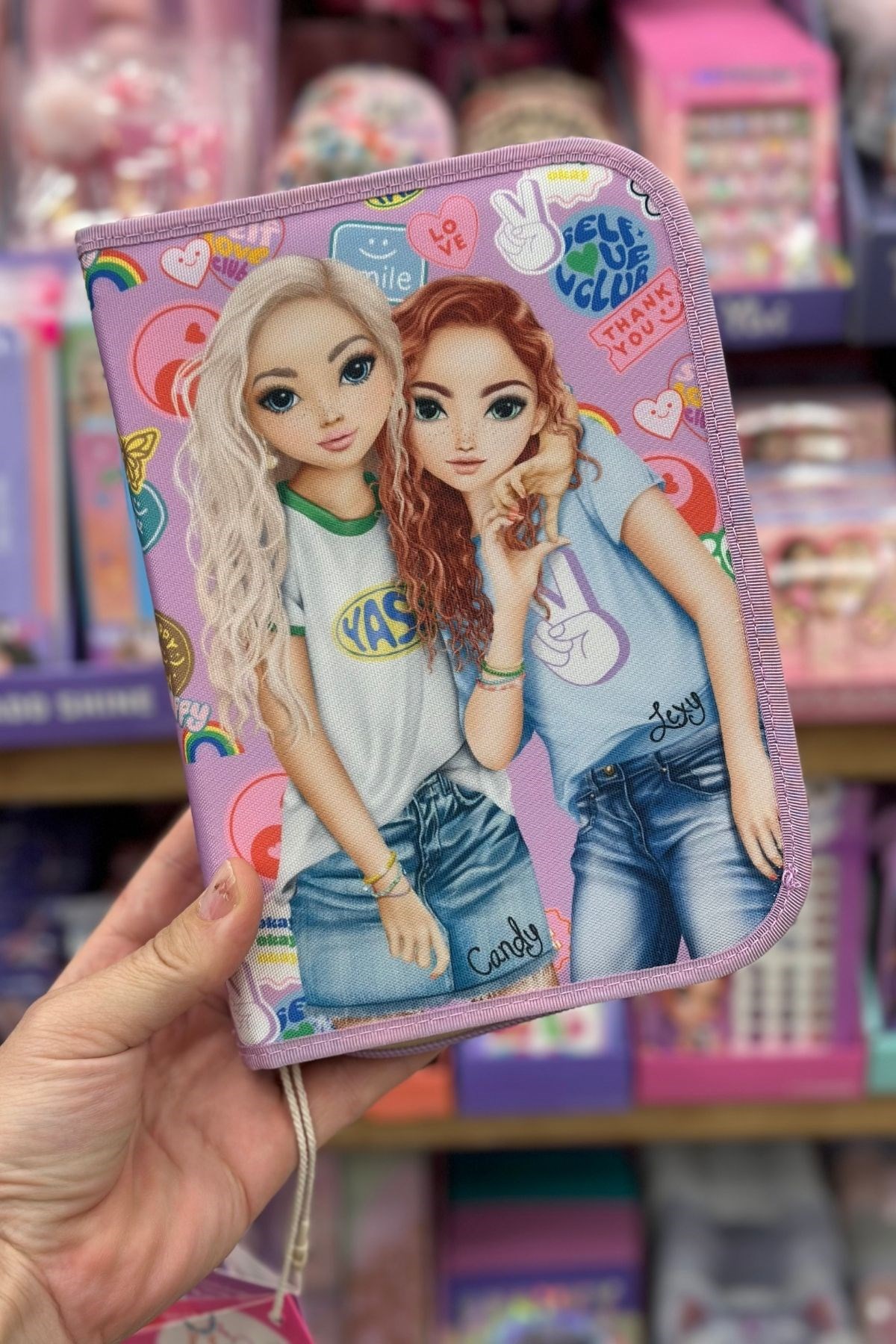TOPModel Tek Fermuarlı Kalemlik ve Boya Seti - Candy ve Lexy - 413284