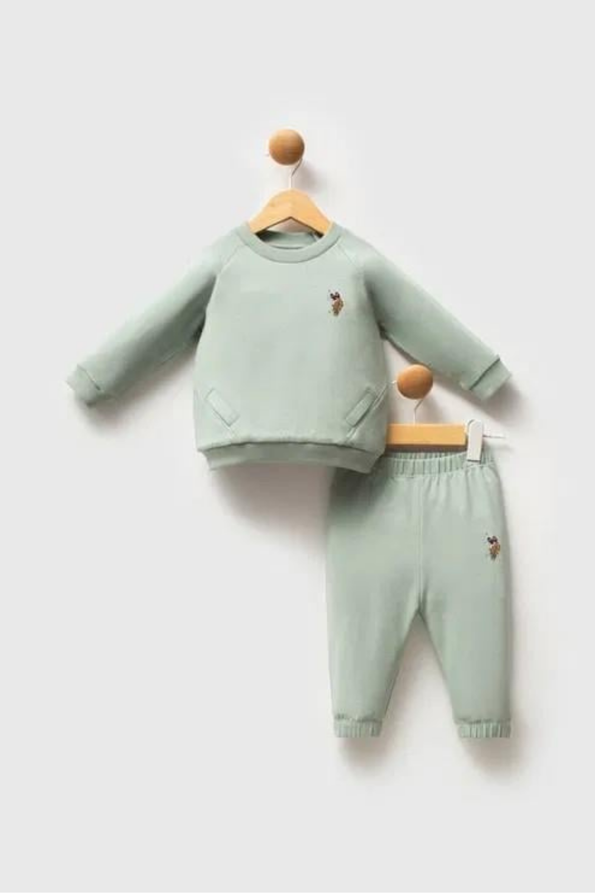 U.S.Polo Assn. Erkek Bebek Takım - Çağla Yeşili