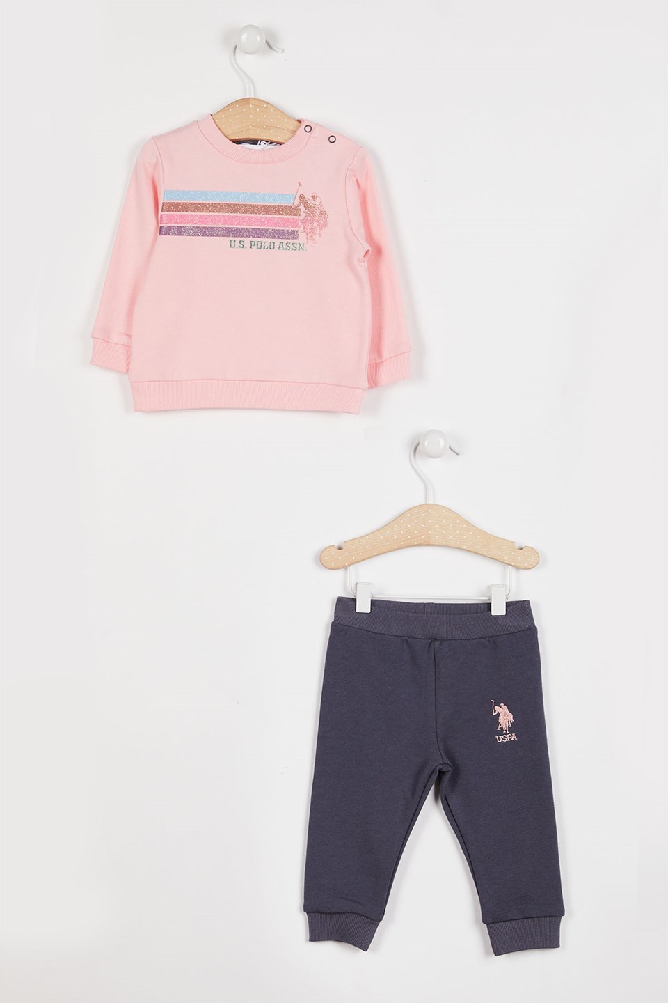 U.S.Polo Assn. Kız Bebek Takım