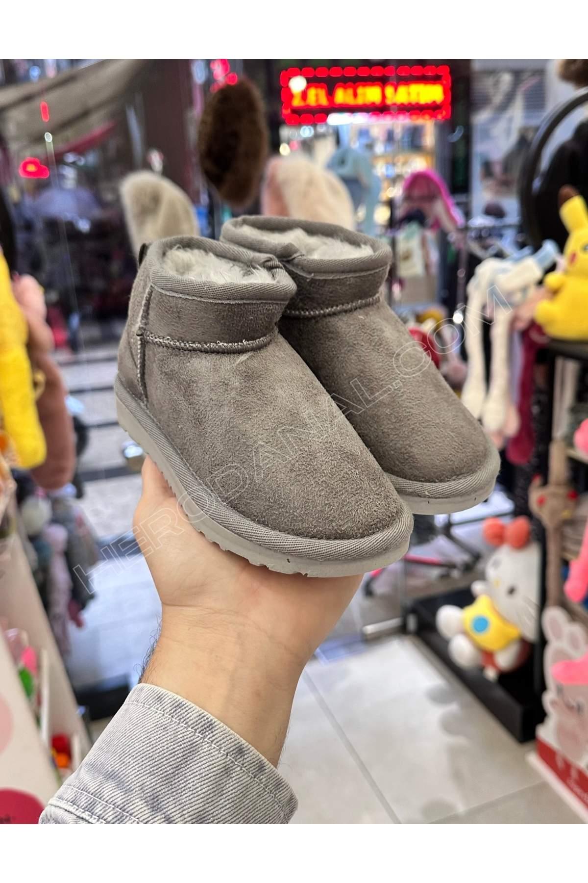 Ugg Çocuk Boy Bot 26-35 No - Gri