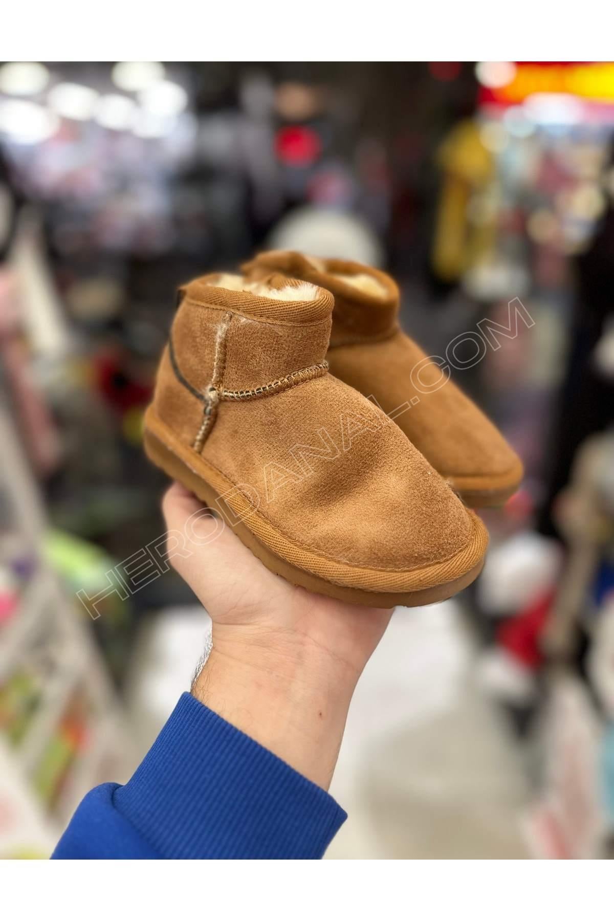 Ugg Çocuk Boy Bot 26-35 No - Taba