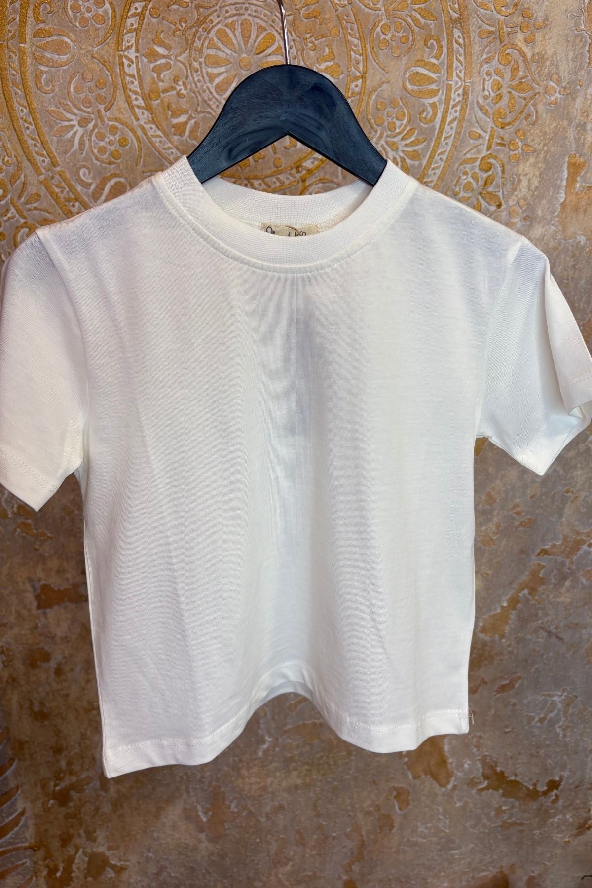 Üniseks Basic Tshirt- Beyaz