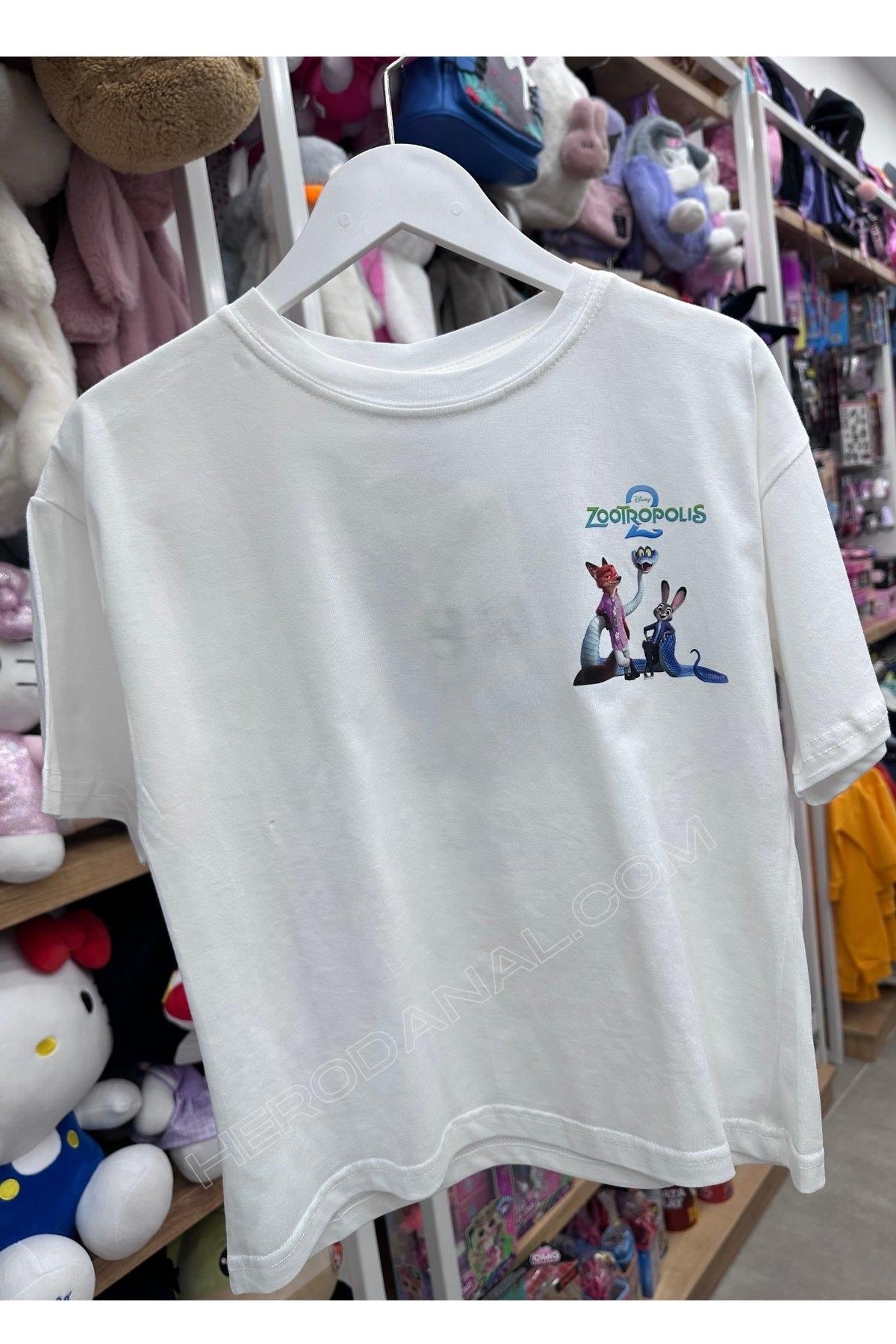 Unisex Çocuk Baskılı T-Shırt - Model 18