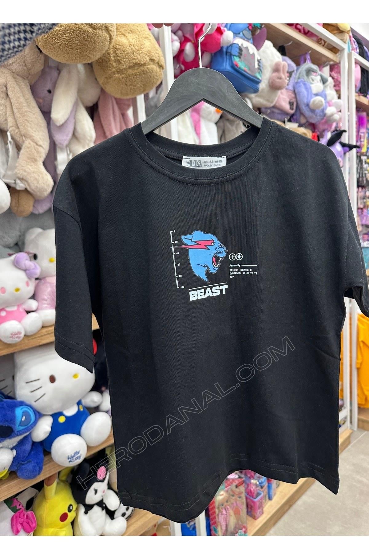 Unisex Çocuk Baskılı T-Shırt - Model 2