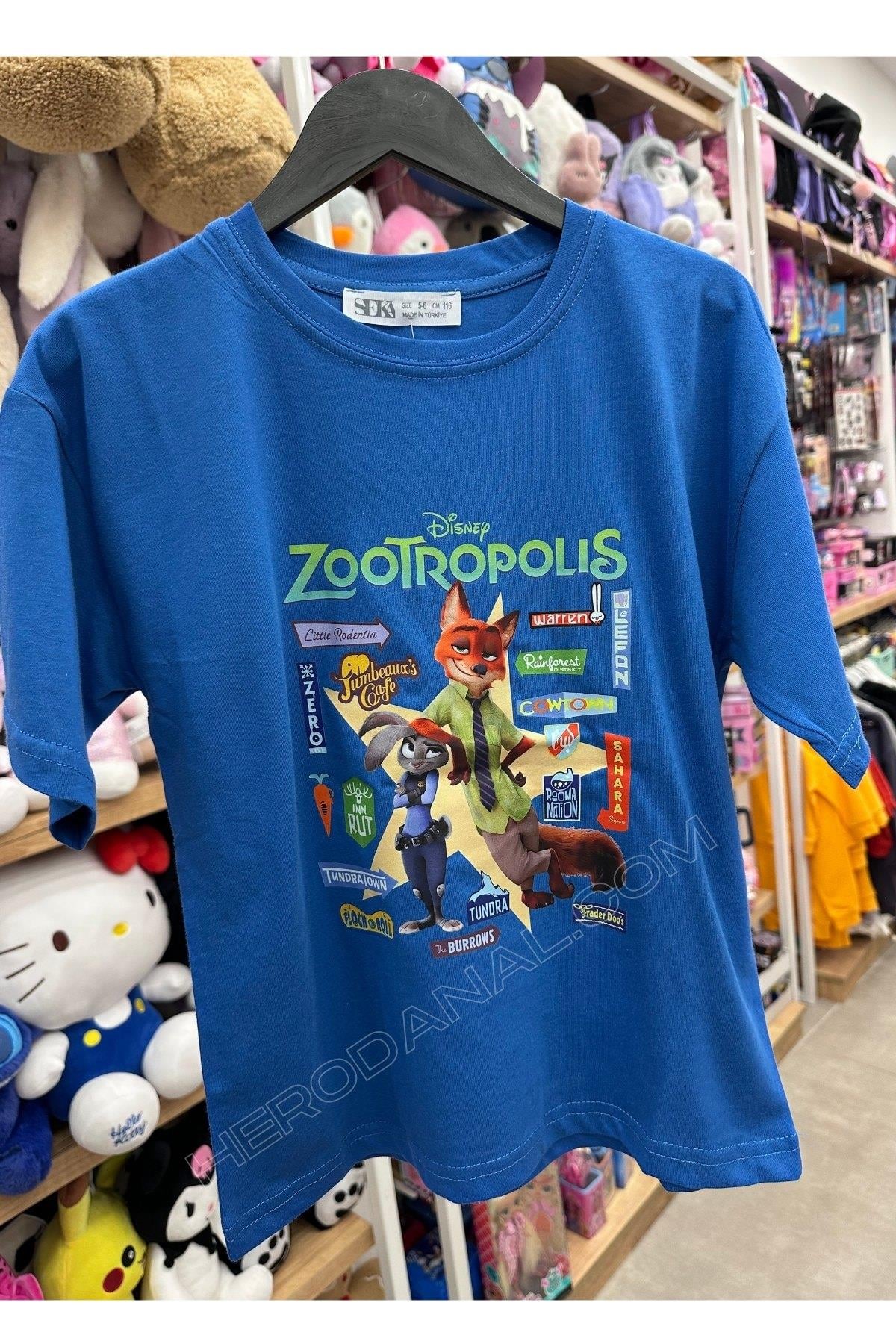 Unisex Çocuk Baskılı T-Shırt - Model 22