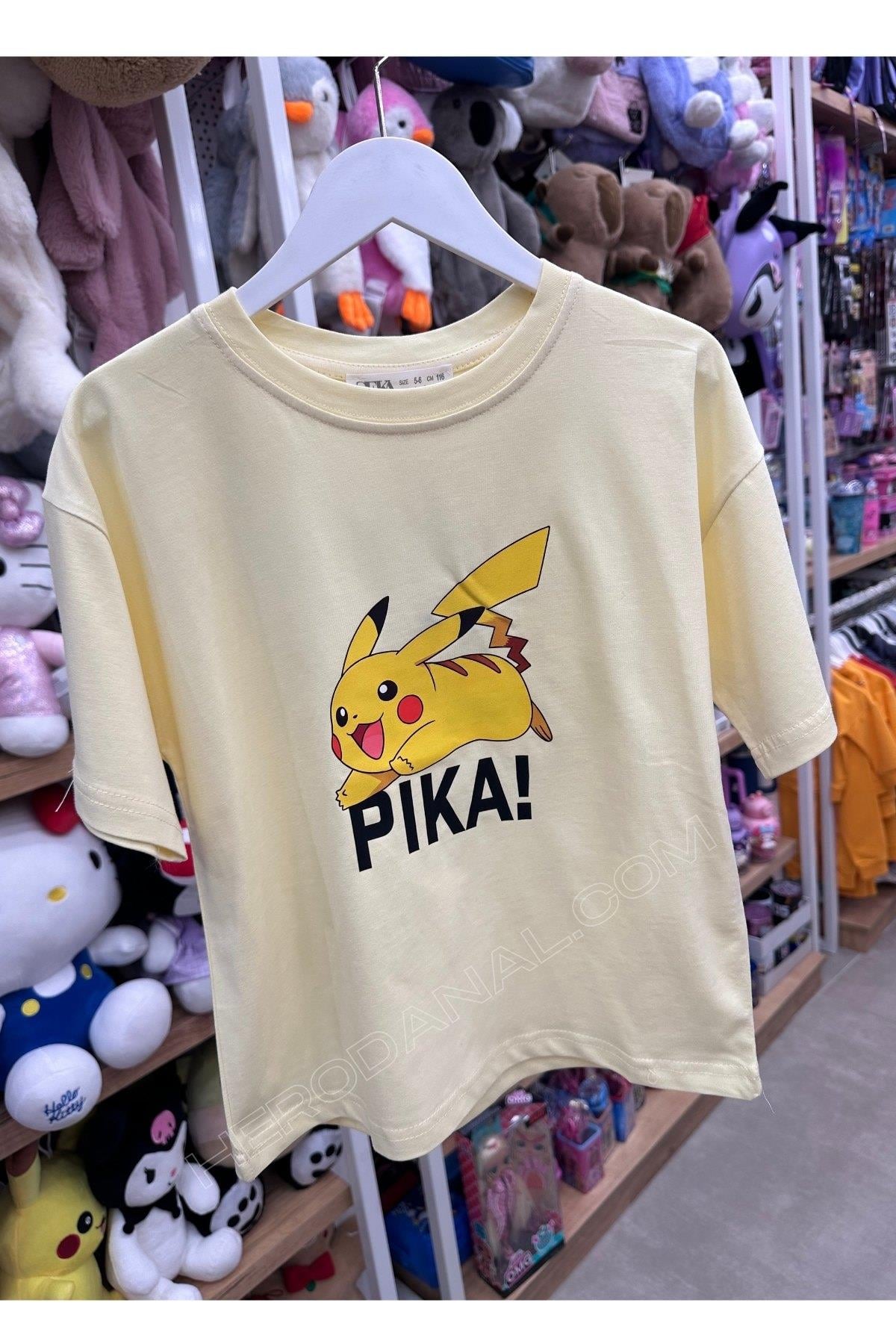 Unisex Çocuk Baskılı T-Shırt - Model 25