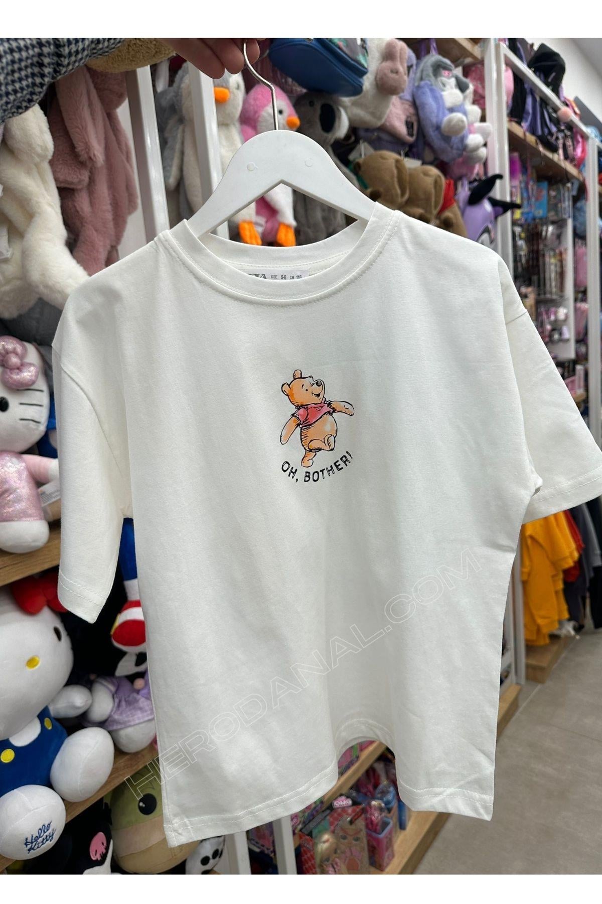 Unisex Çocuk Baskılı T-Shırt - Model 43