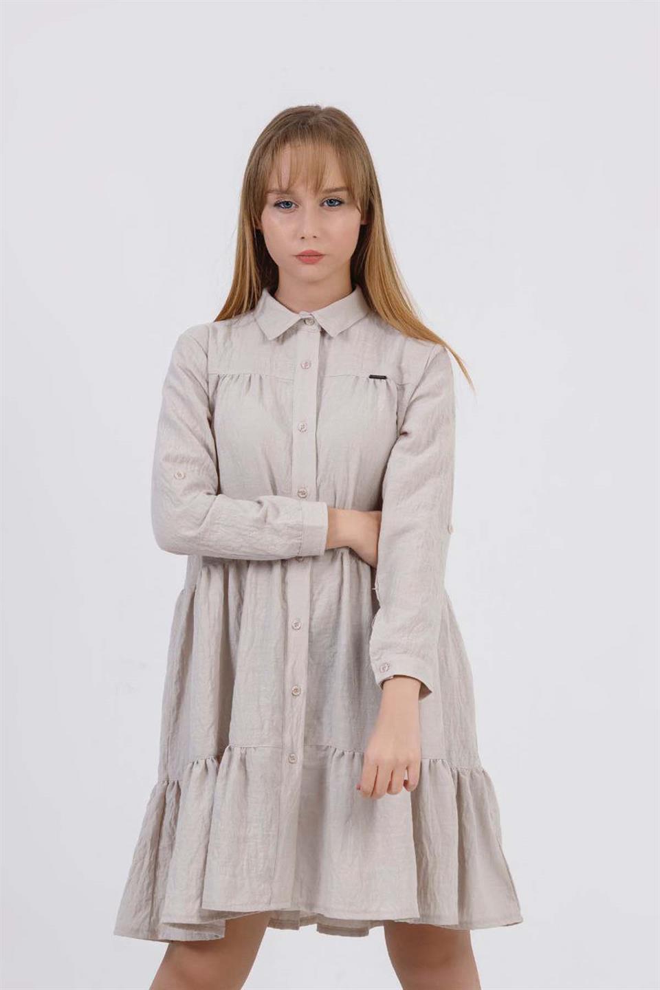 Uzun Kol Çocuk Elbise