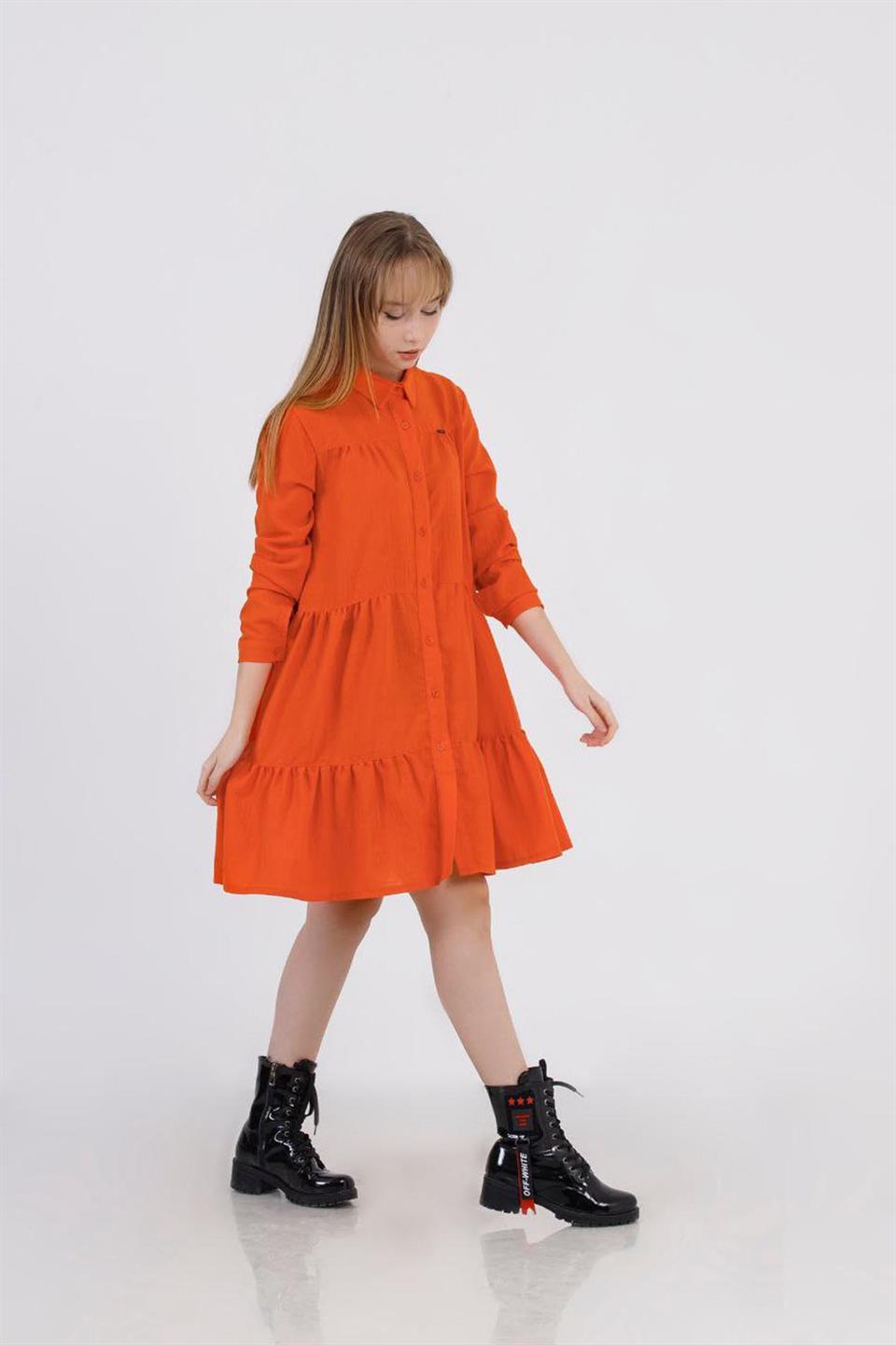 Uzun Kol Çocuk Elbise