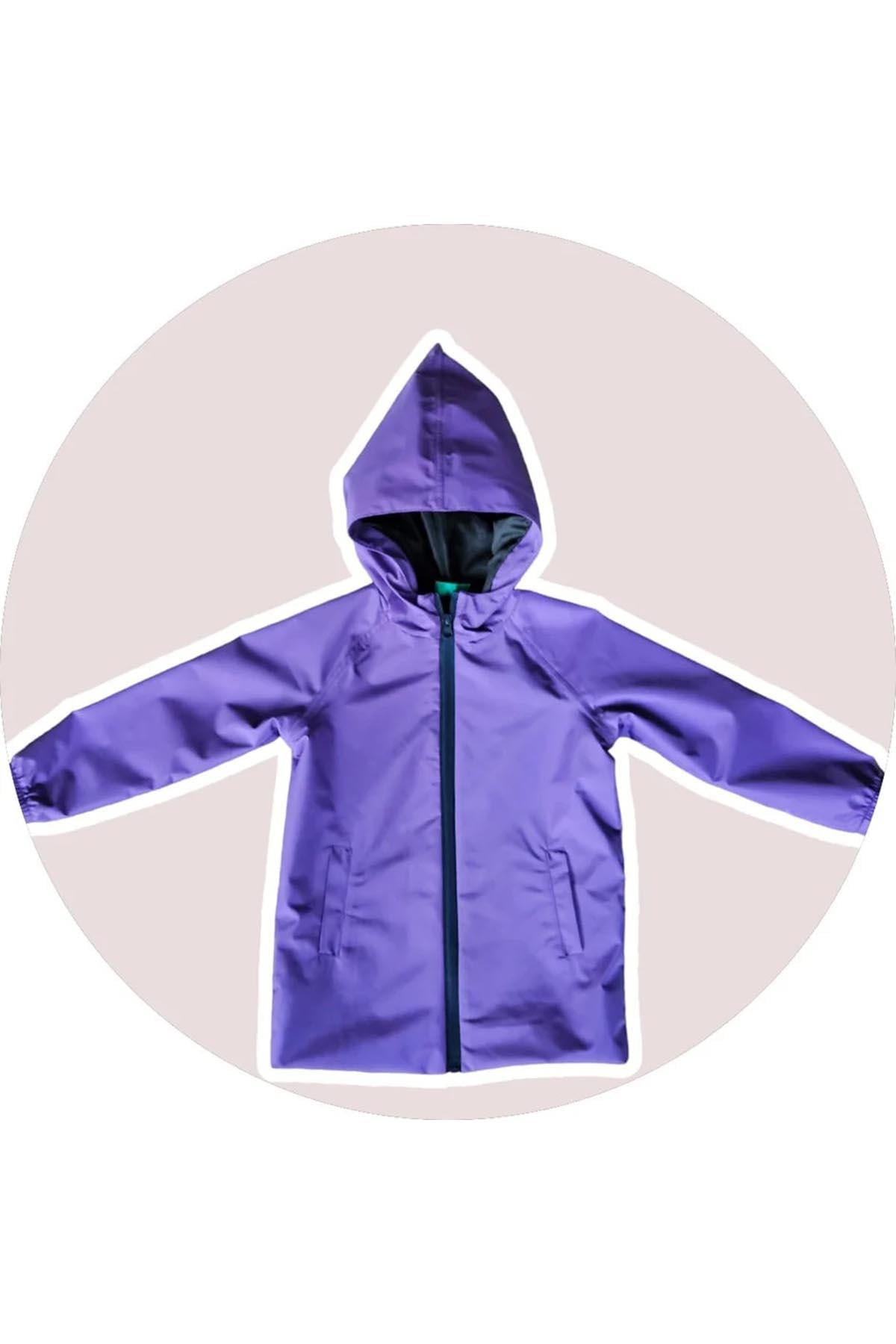 Yağmur Ceketi - Mor