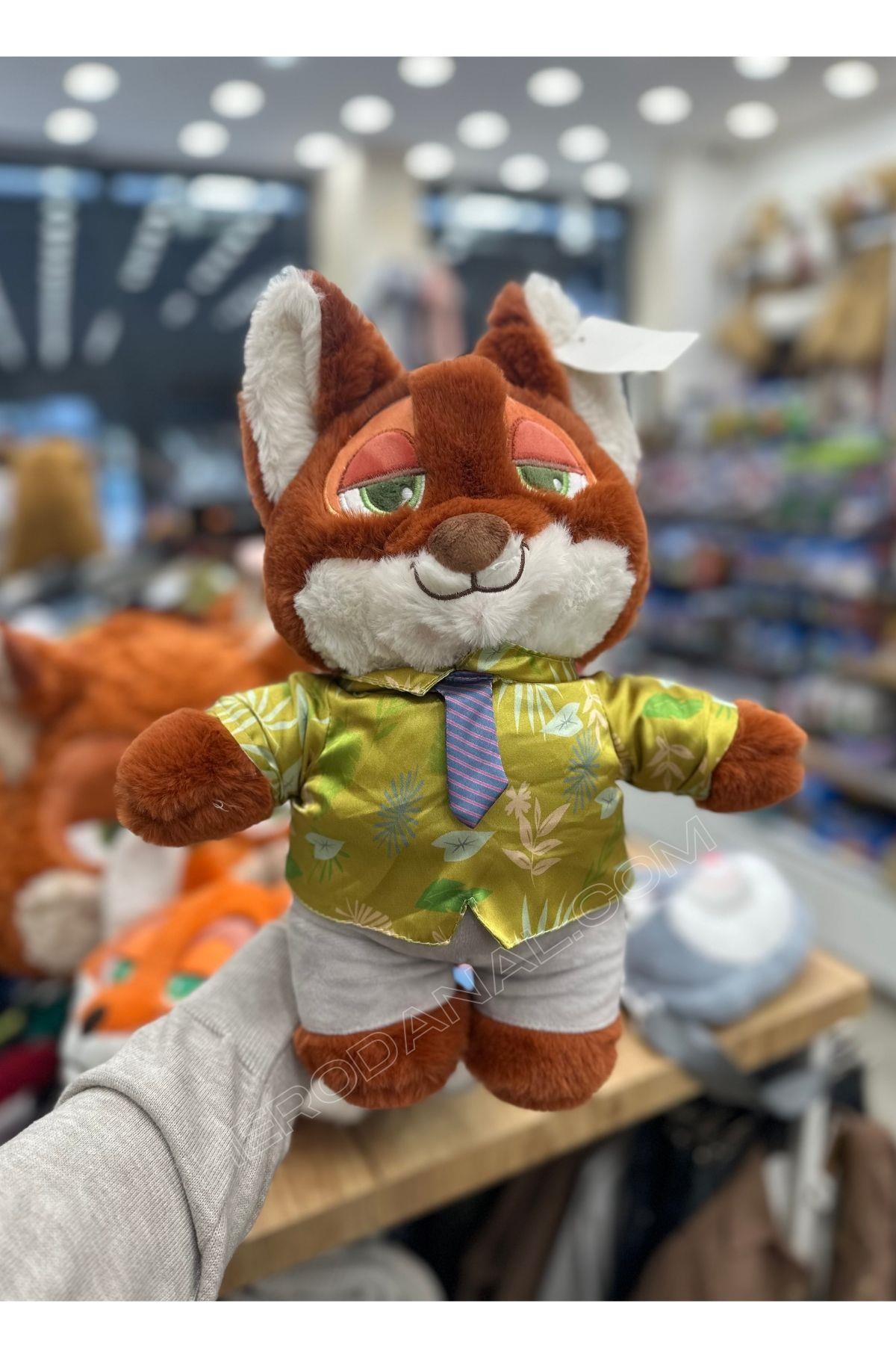 Yumuşak Dokulu Peluş Oyuncak - 37cm Sevimli Tilki