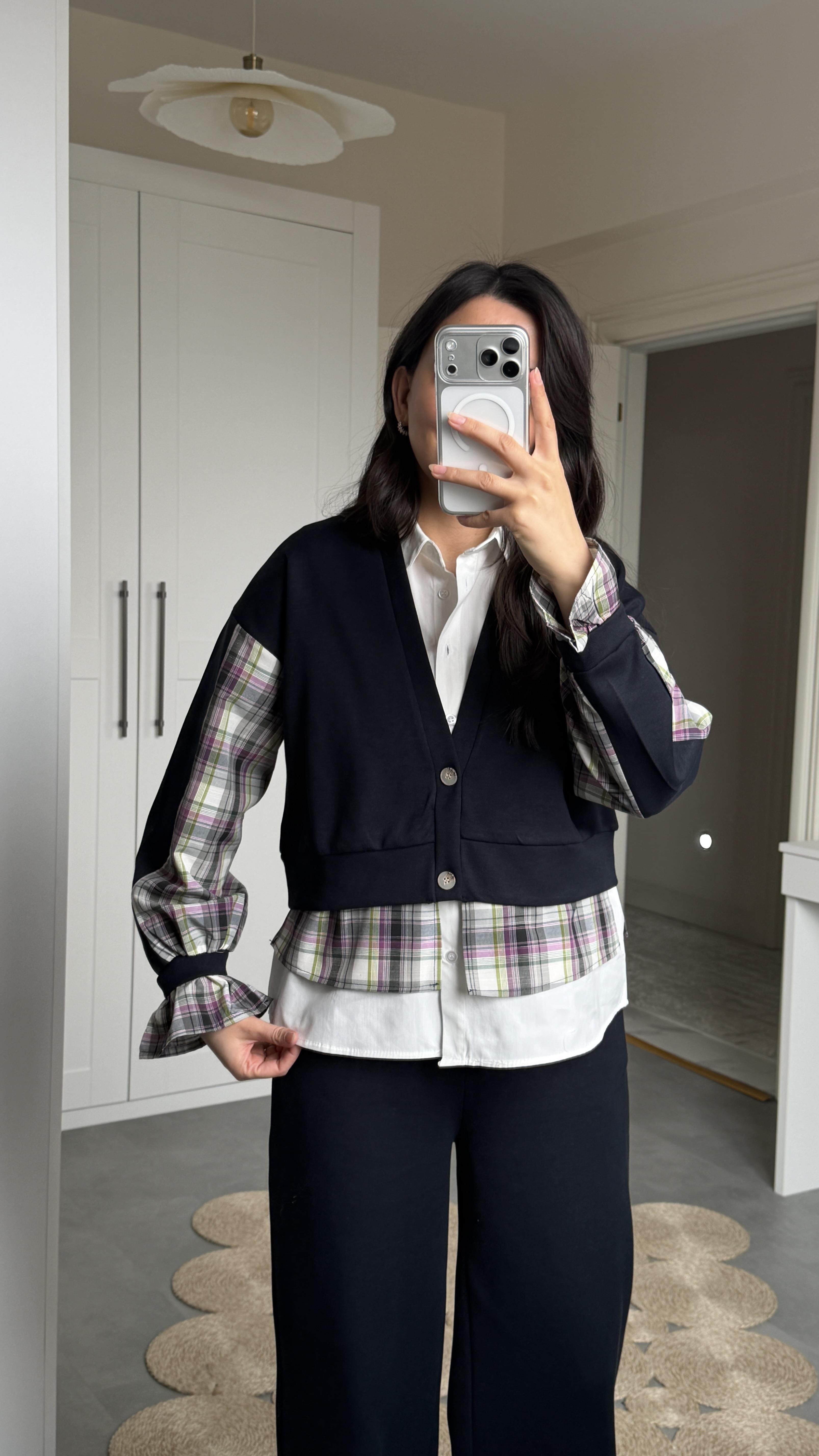 Gömlek Detaylı 3Lü Takım - Laci